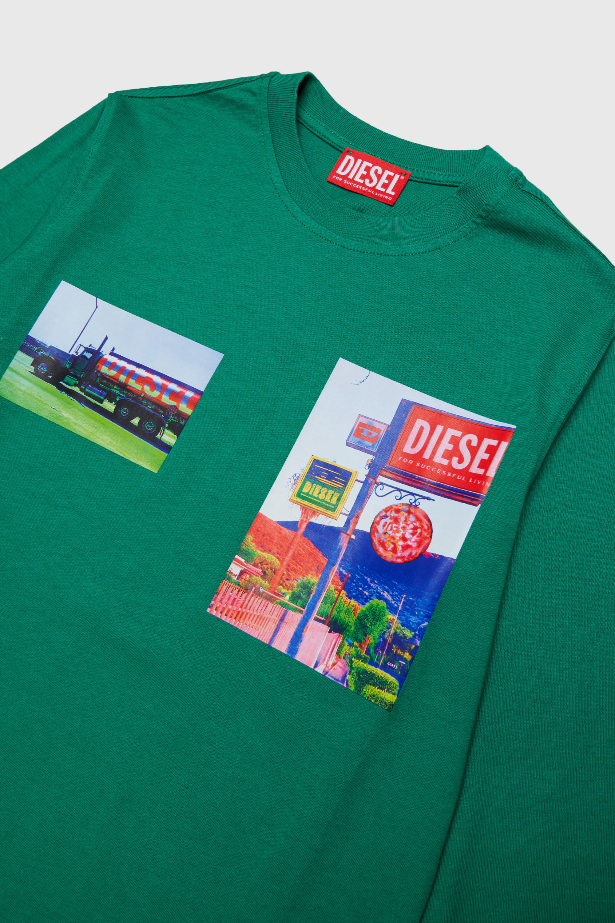 Diesel - TFORMY OVER, Male's Tシャツ in グリーン - 3