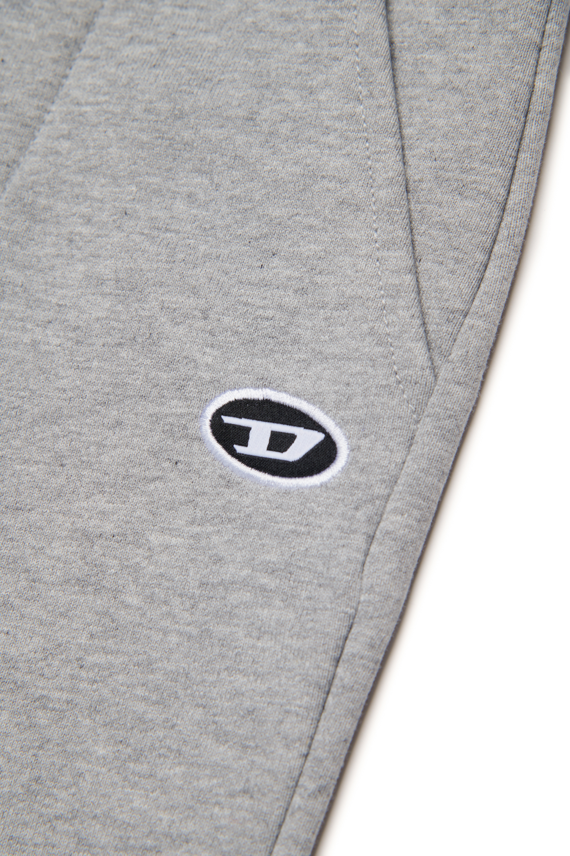 Diesel - PTARYDOVALPJB, Male's Sweatpants with Oval D patch in グレー - 4