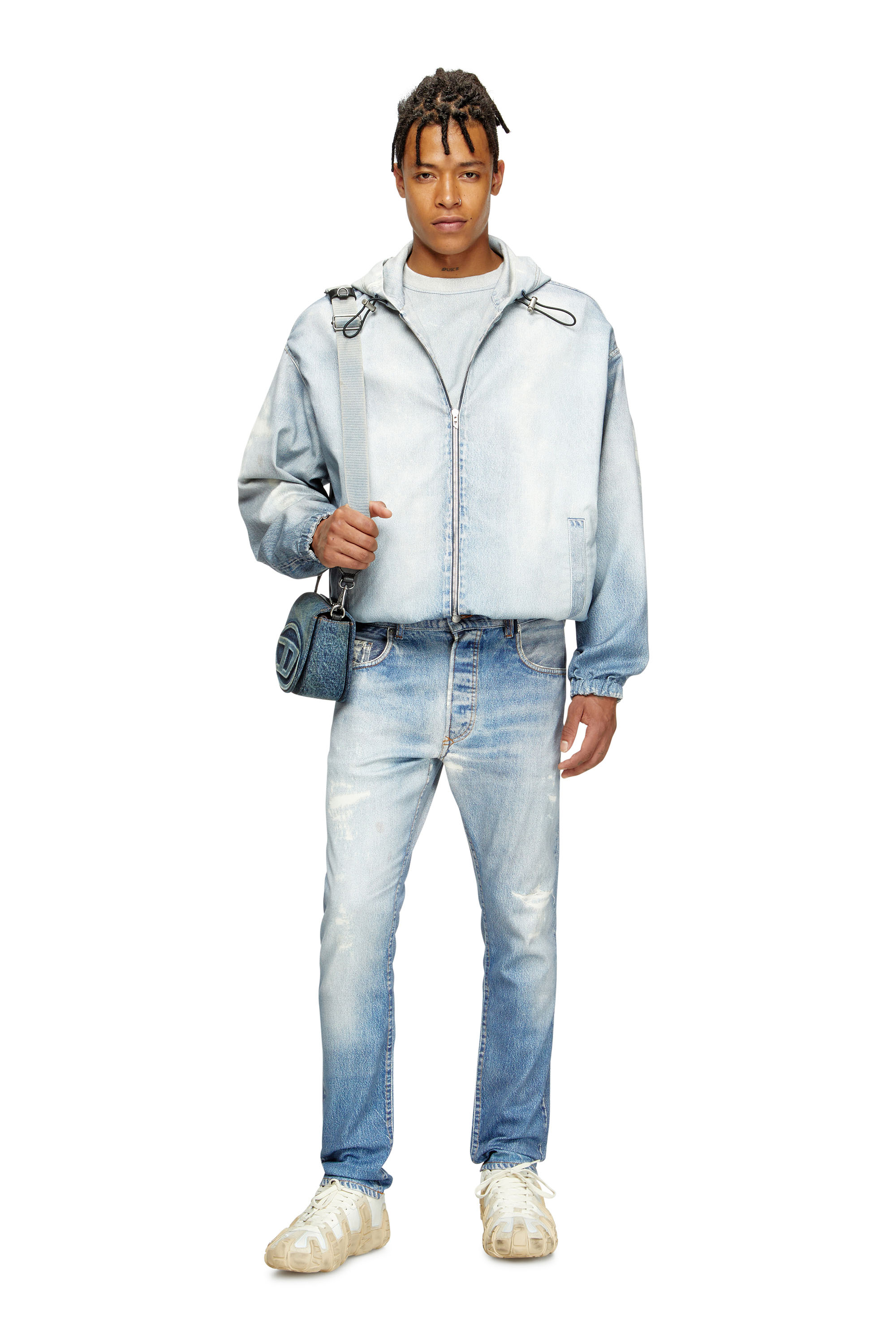 Diesel - Male's Regular 2030 D-Krooley Joggjeans® 068RX, ライトブルー - 2