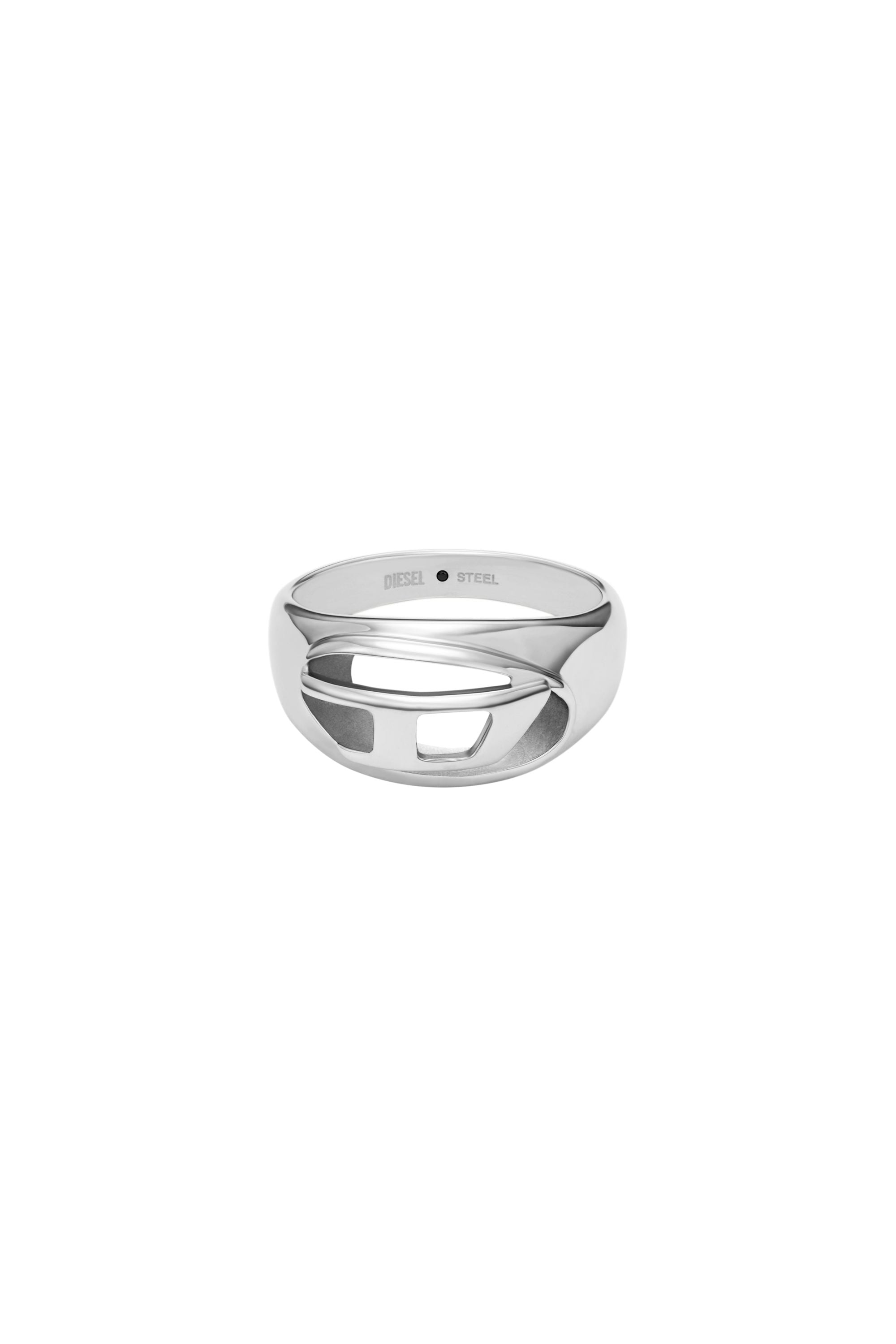 Diesel - DX1715040, Unisex's Stainless Steel Band Ring in シルバー - 2