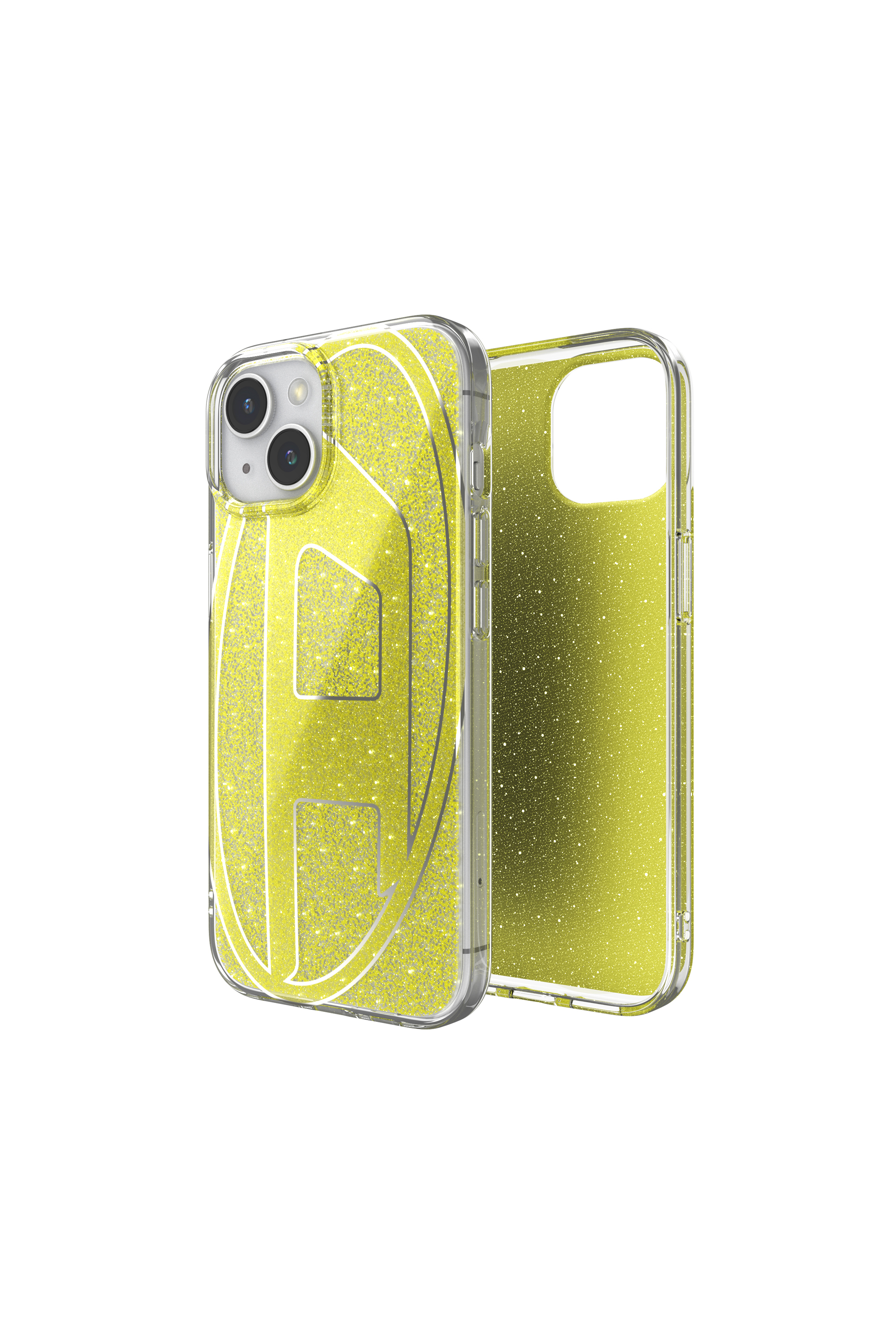 Diesel - 60027 AOP CASE, Unisex's iPhone 15 in ゴールド - 1