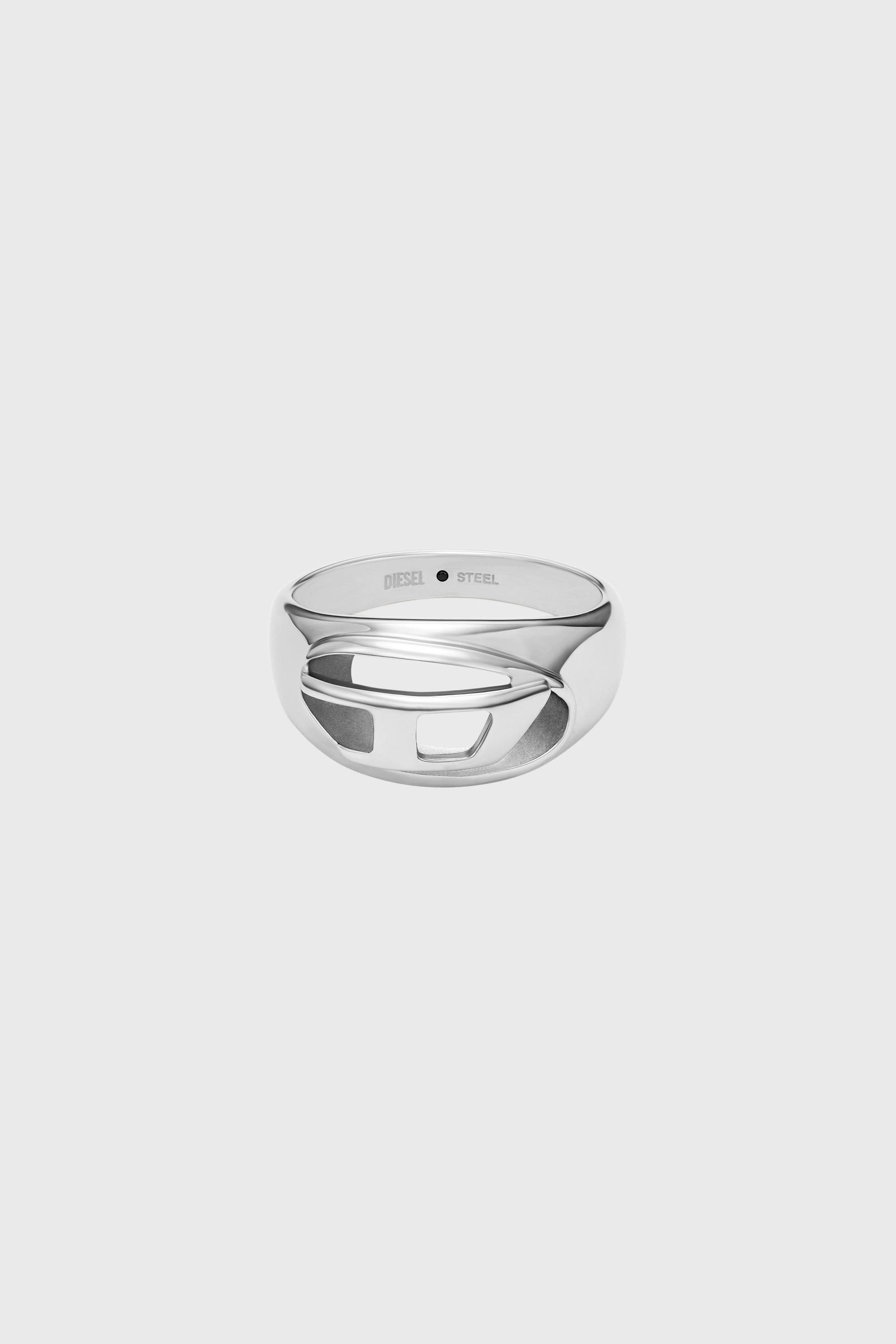 Diesel - DX1715040, Unisex's リング in シルバー - 2