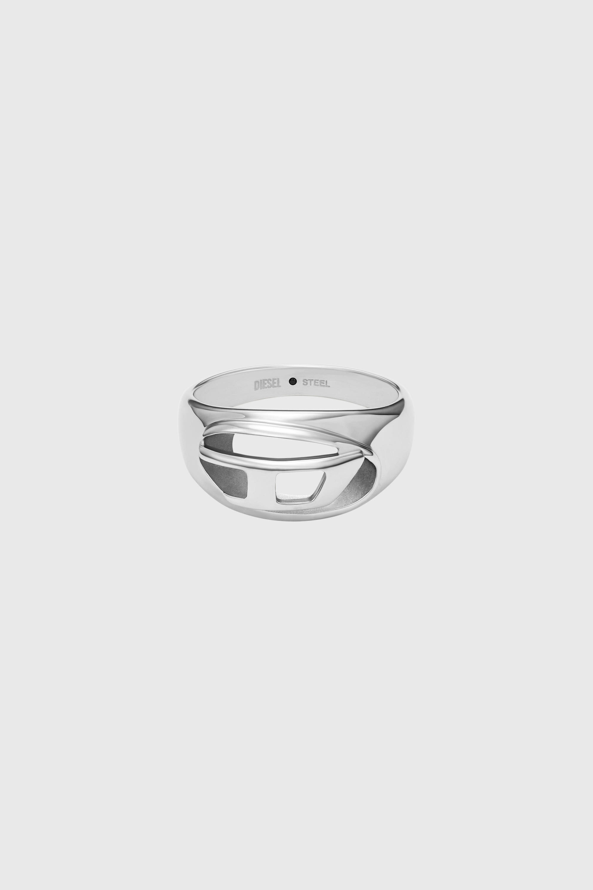 Diesel - DX1715040, Unisex's リング in シルバー - 2