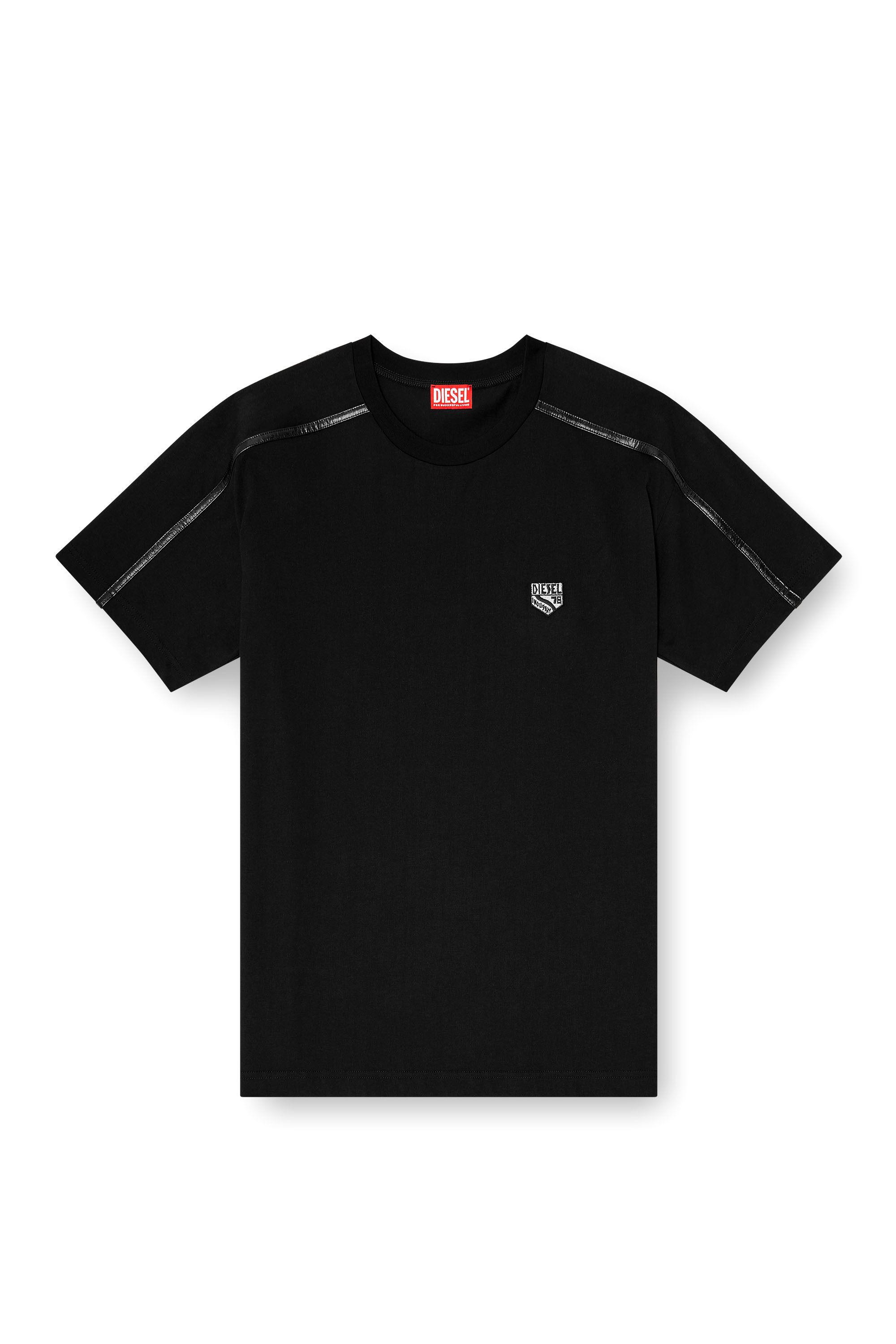 Diesel - T-NORM-FL, Male's Tシャツ in ブラック - 2