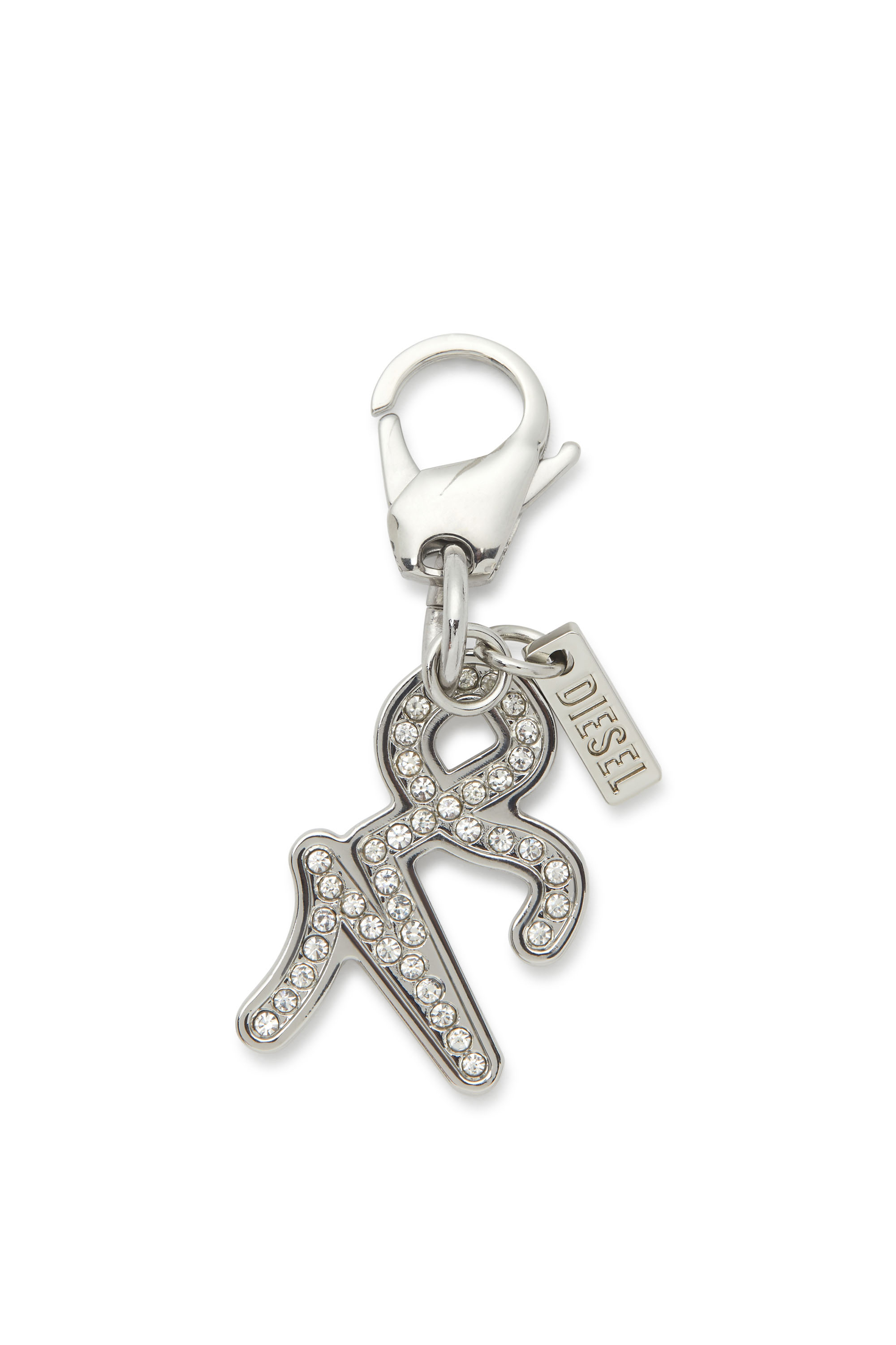 Diesel - CHARM CAPRICORN, Unisex's Metal Capricorn charm with rhinestones in シルバー - 1