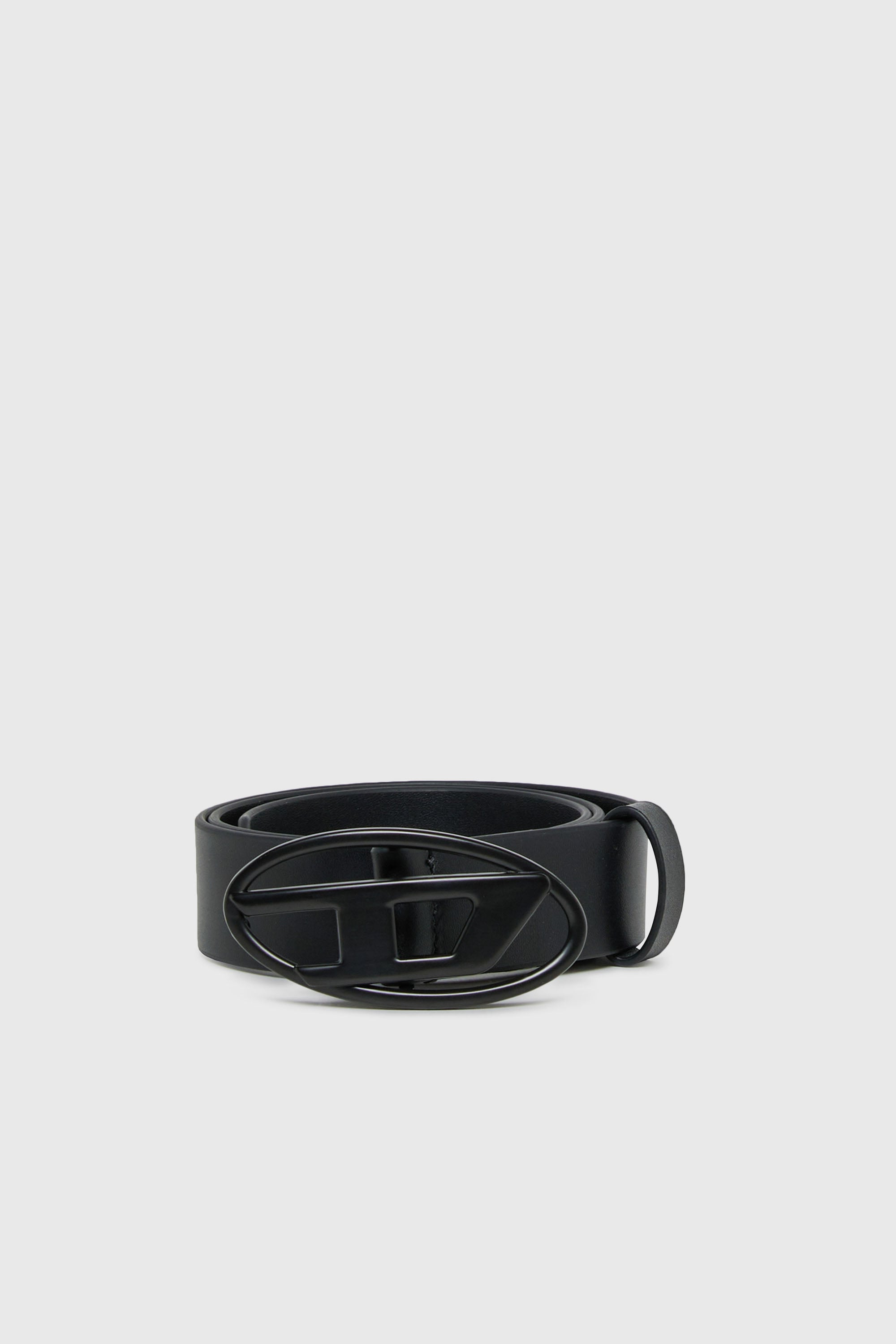 Diesel - B1DRN, Unisex's レザーベルト in ブラック - 1