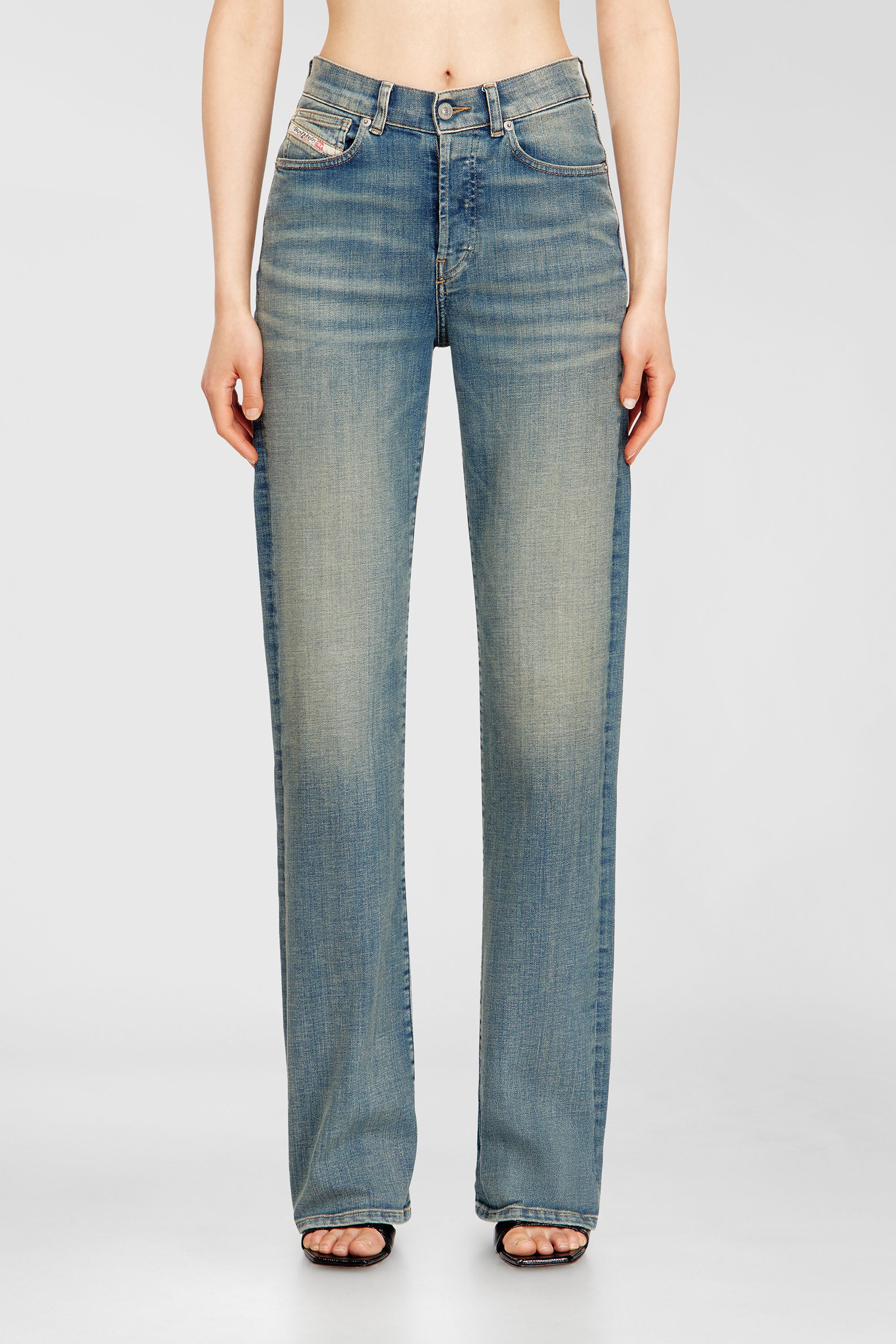 Diesel - Female's Regular Jeans 1971 D-Sent 09N32, ミディアムブルー - 2