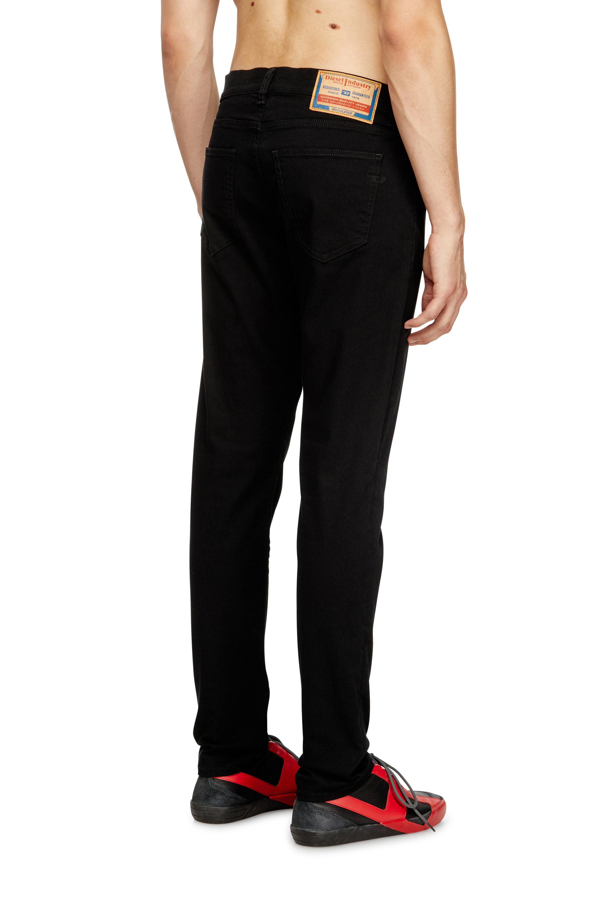 Diesel - Male's Slim Jeans 2019 D-Strukt 069YP, ブラック/ダークグレー - 4