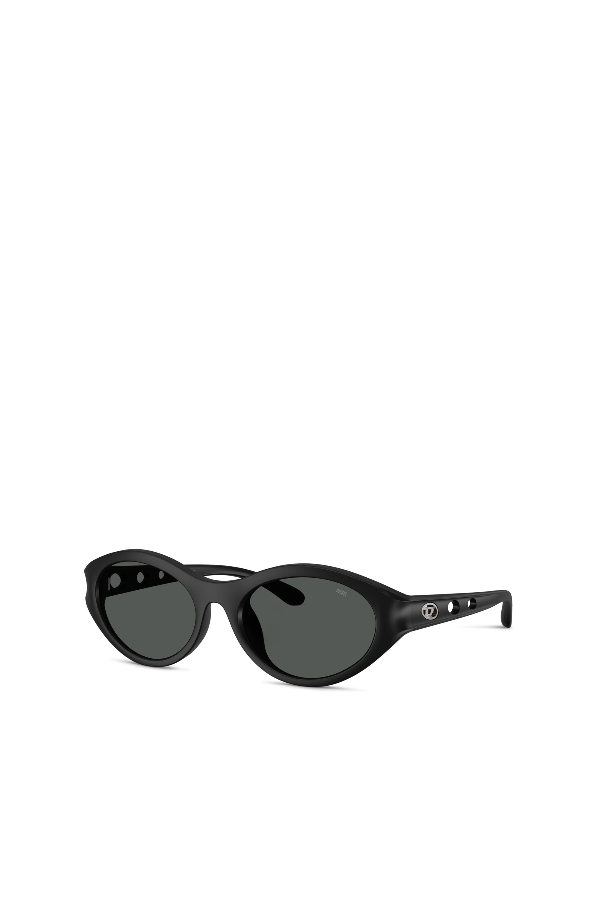Diesel - 0DL3005U, Unisex's Oval sunglasses in ブラック - 4