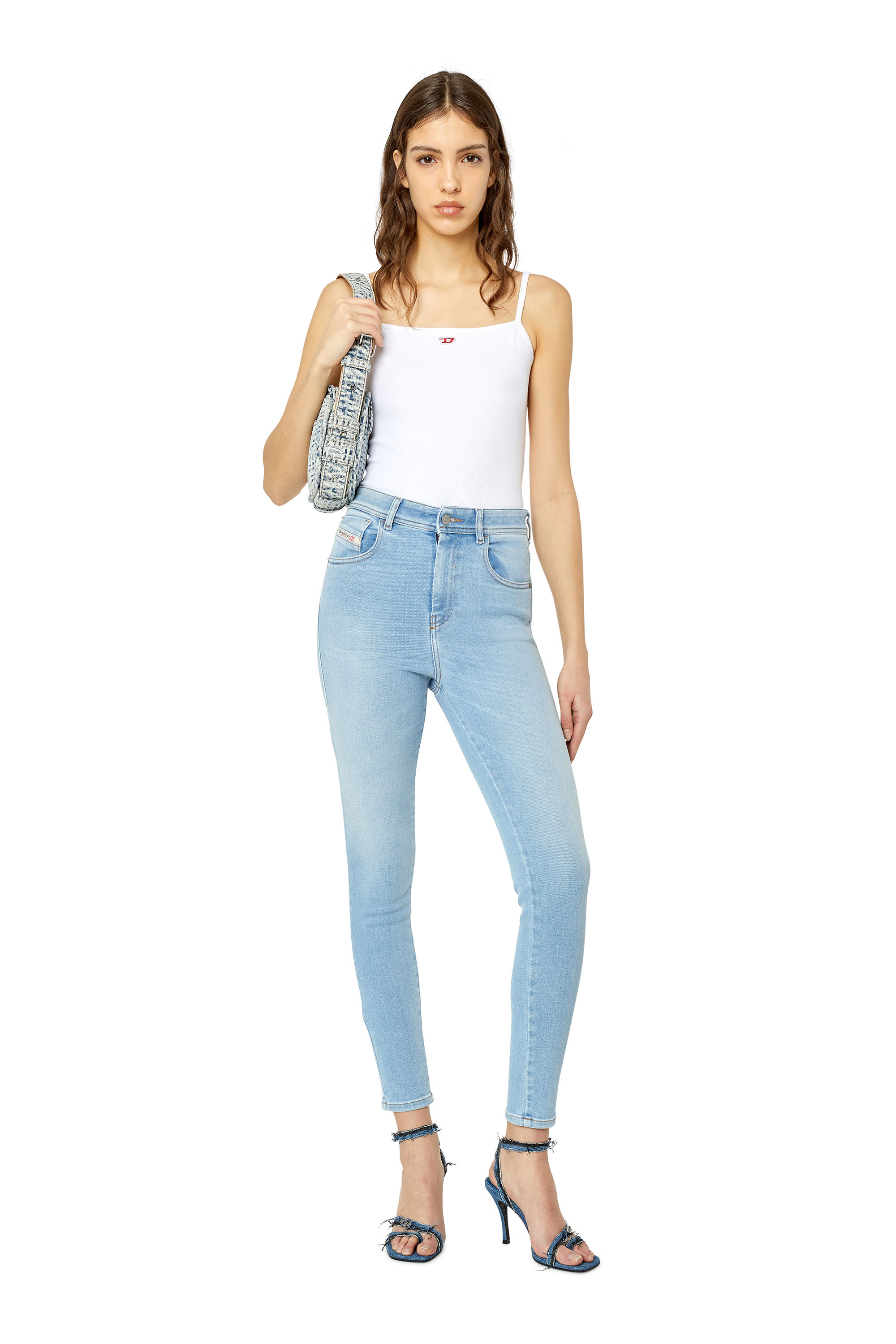 Diesel - Super skinny Jeans 1984 Slandy-High 09E76, ライトブルー - Image 4