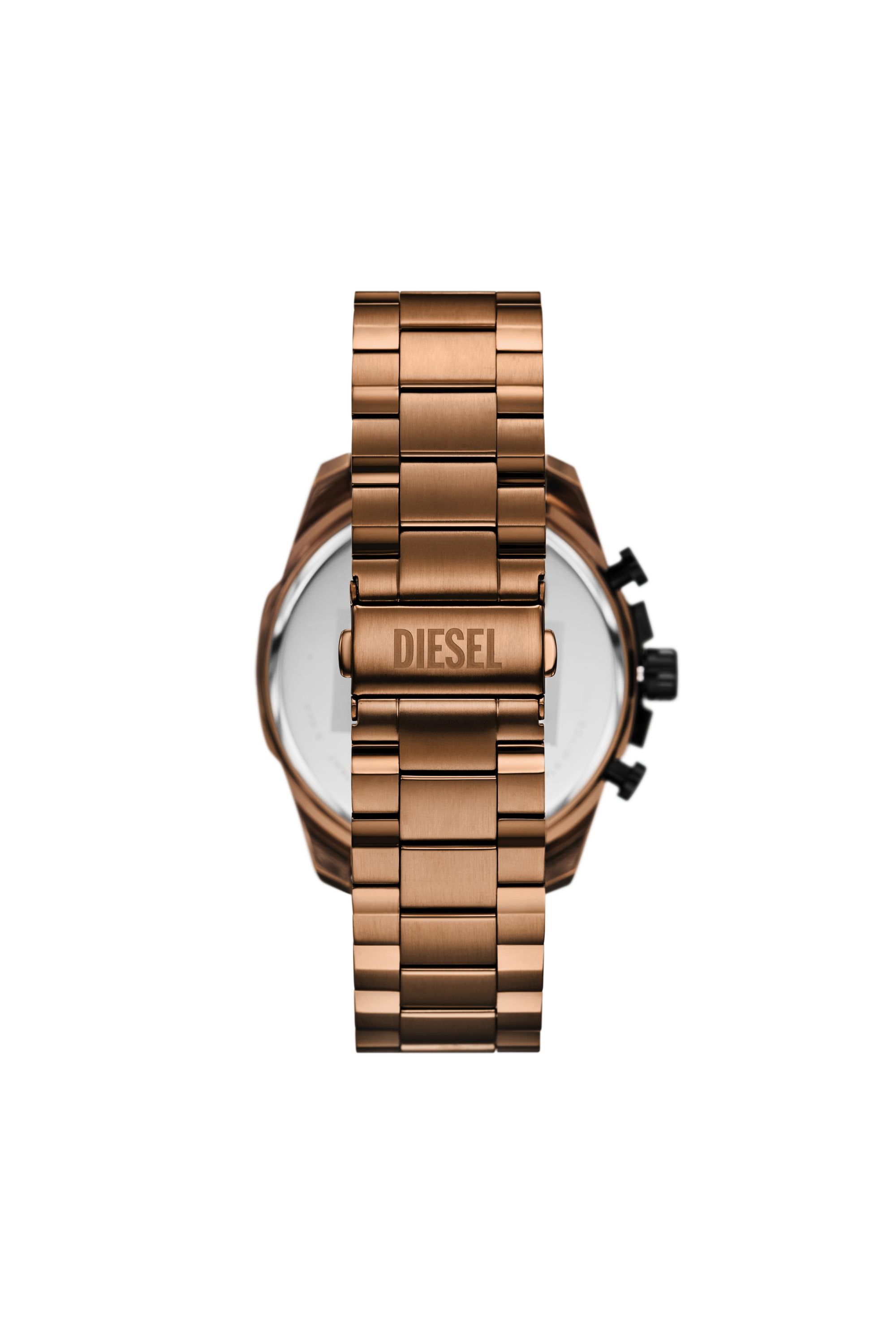 Diesel - DZ4697 WATCH, Male's Mega Chief slim brown Stainless steel watch in ブロンズ - 2