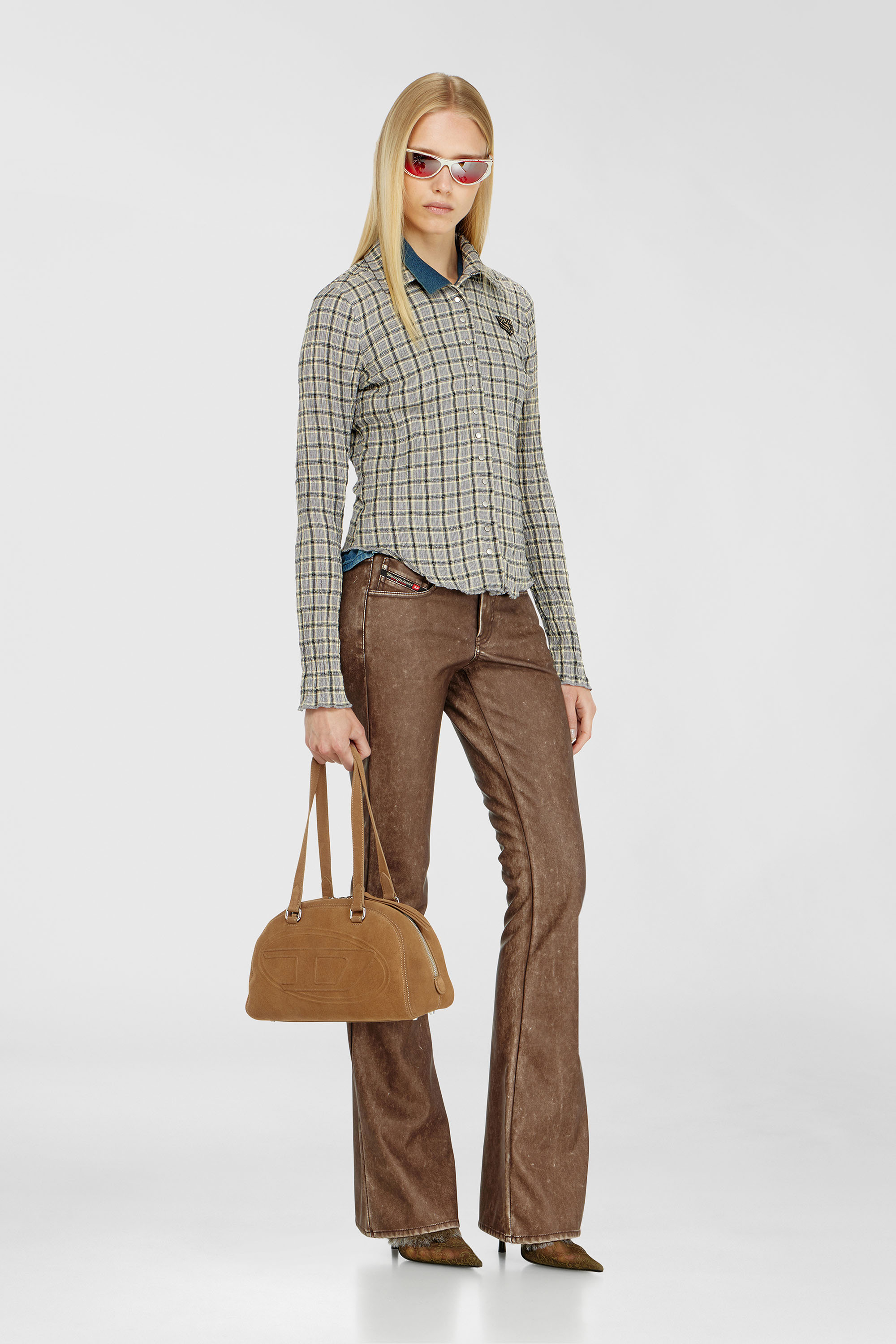 Diesel - C-ARRILON, Female's シャツ in グレー - 1