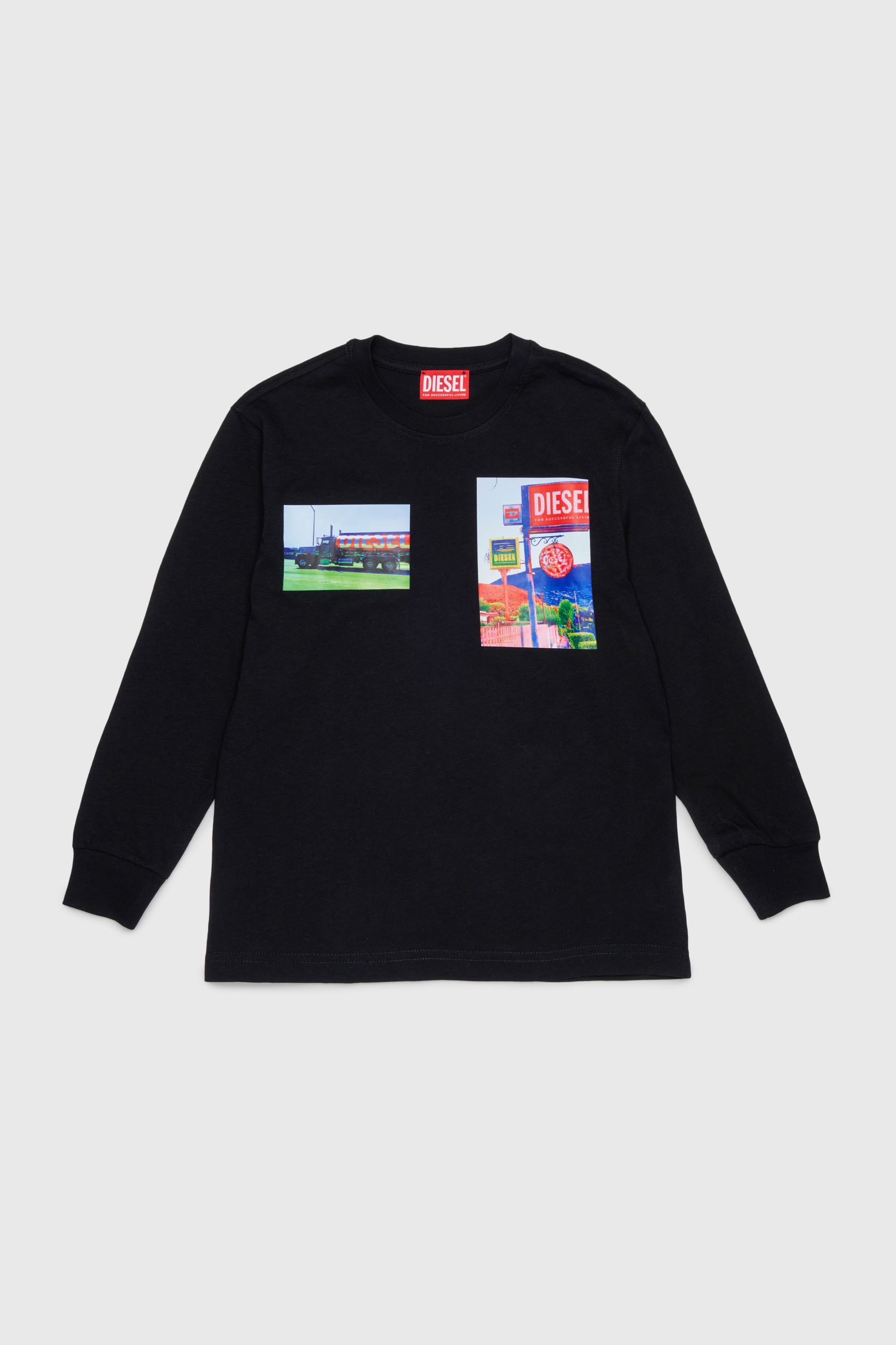 Diesel - TFORMY OVER, Male's Tシャツ in ブラック - 1