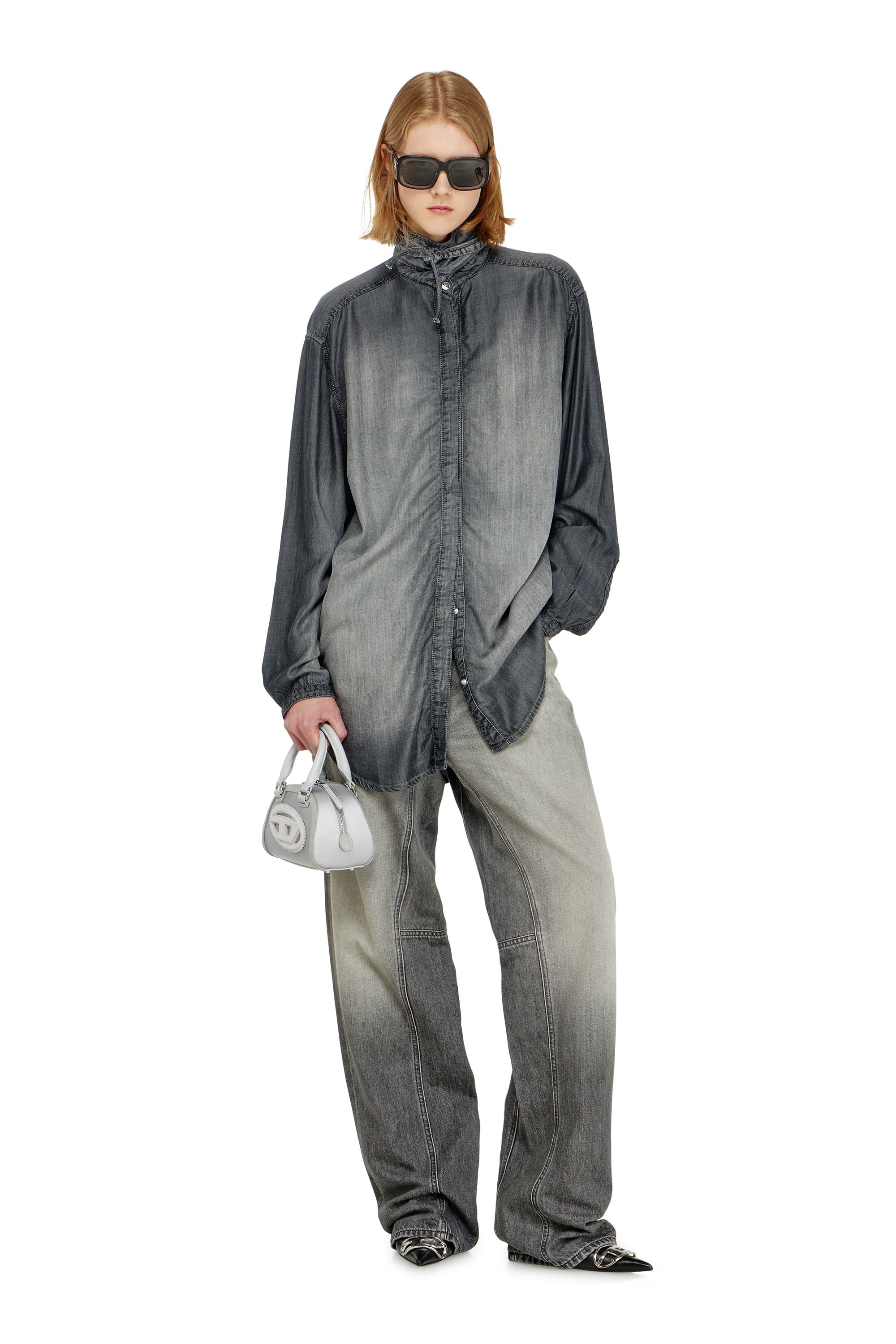 Diesel - DE-ARVEN-S, Female's デニムシャツ in null - 1