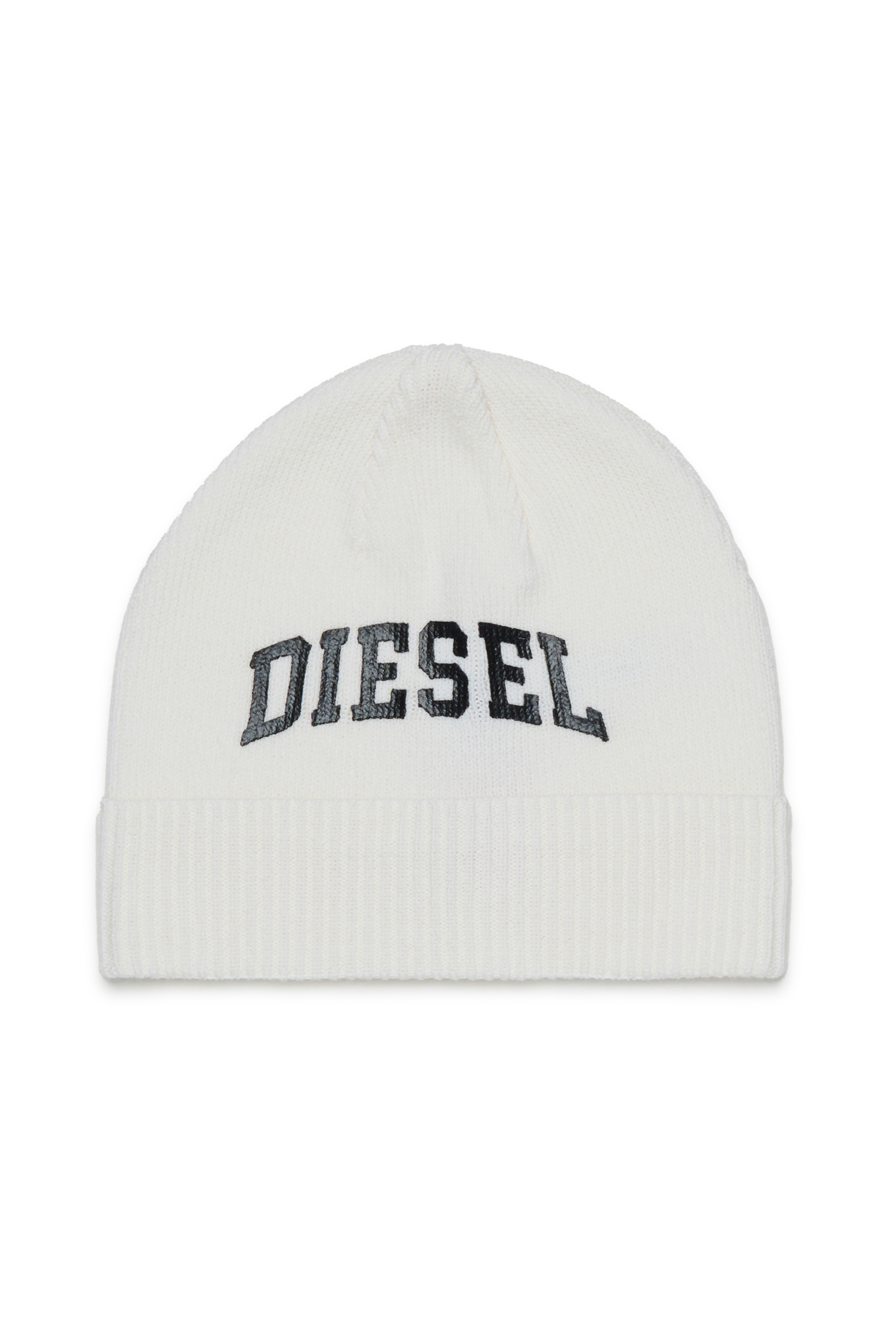 Diesel - FBAND, Unisex's ニットキャップ in ホワイト - 1
