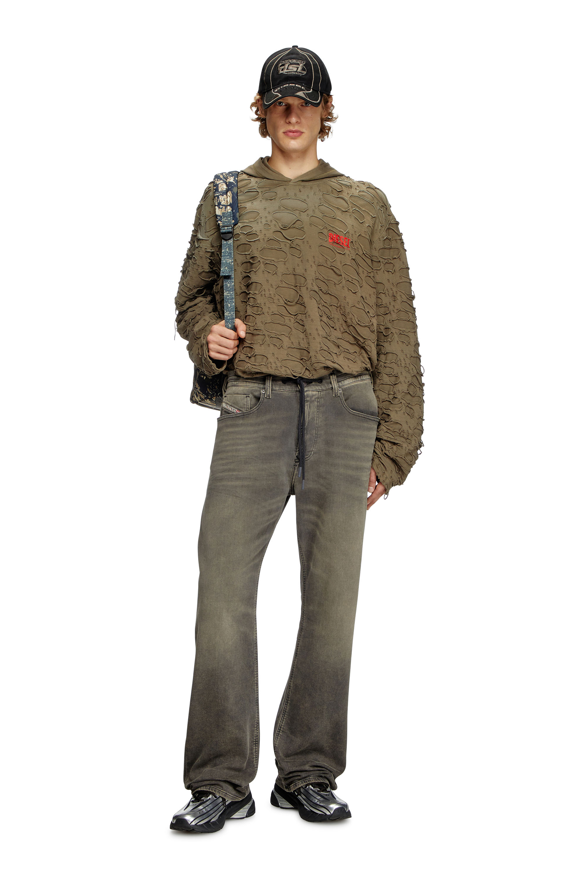 Diesel - Male's Relaxed 2080 D-Reel Joggjeans® 068PD, ライトグレー - 1