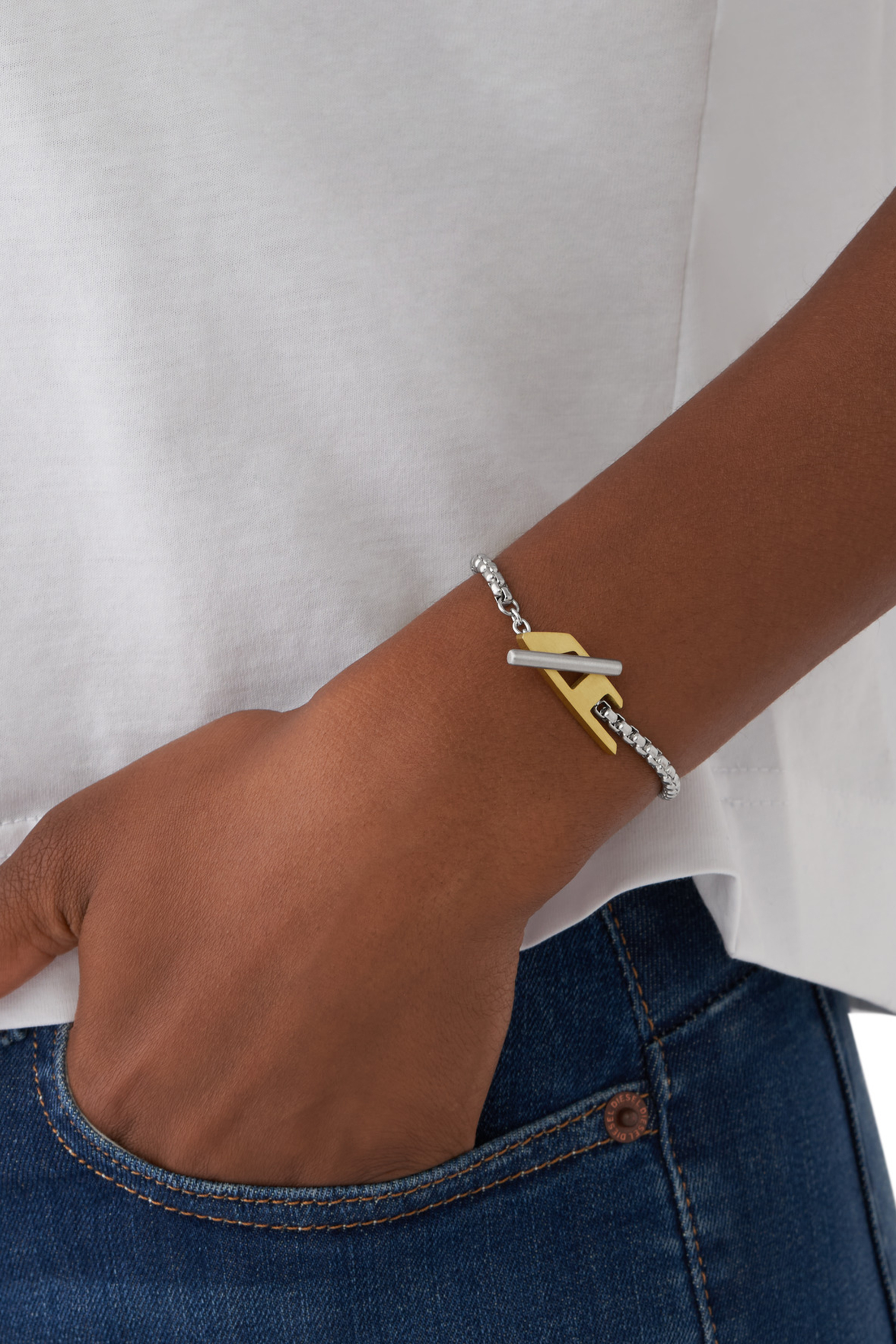 Diesel - DX1377, Unisex's ブレスレット in シルバー - 3