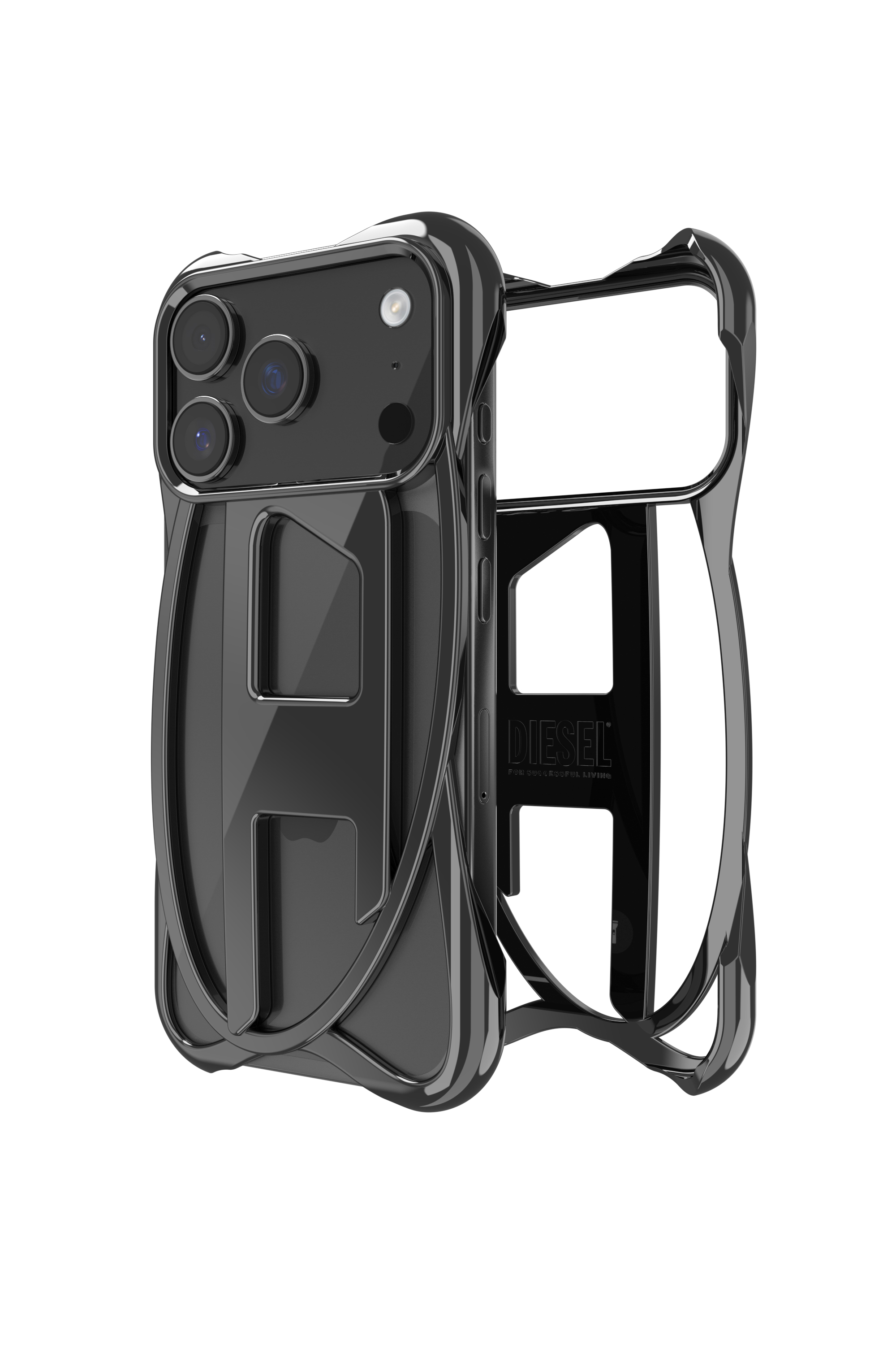 Diesel - 60448  D FRAME CASE, Unisex's IPHONE 17 PRO in ブラック - 1