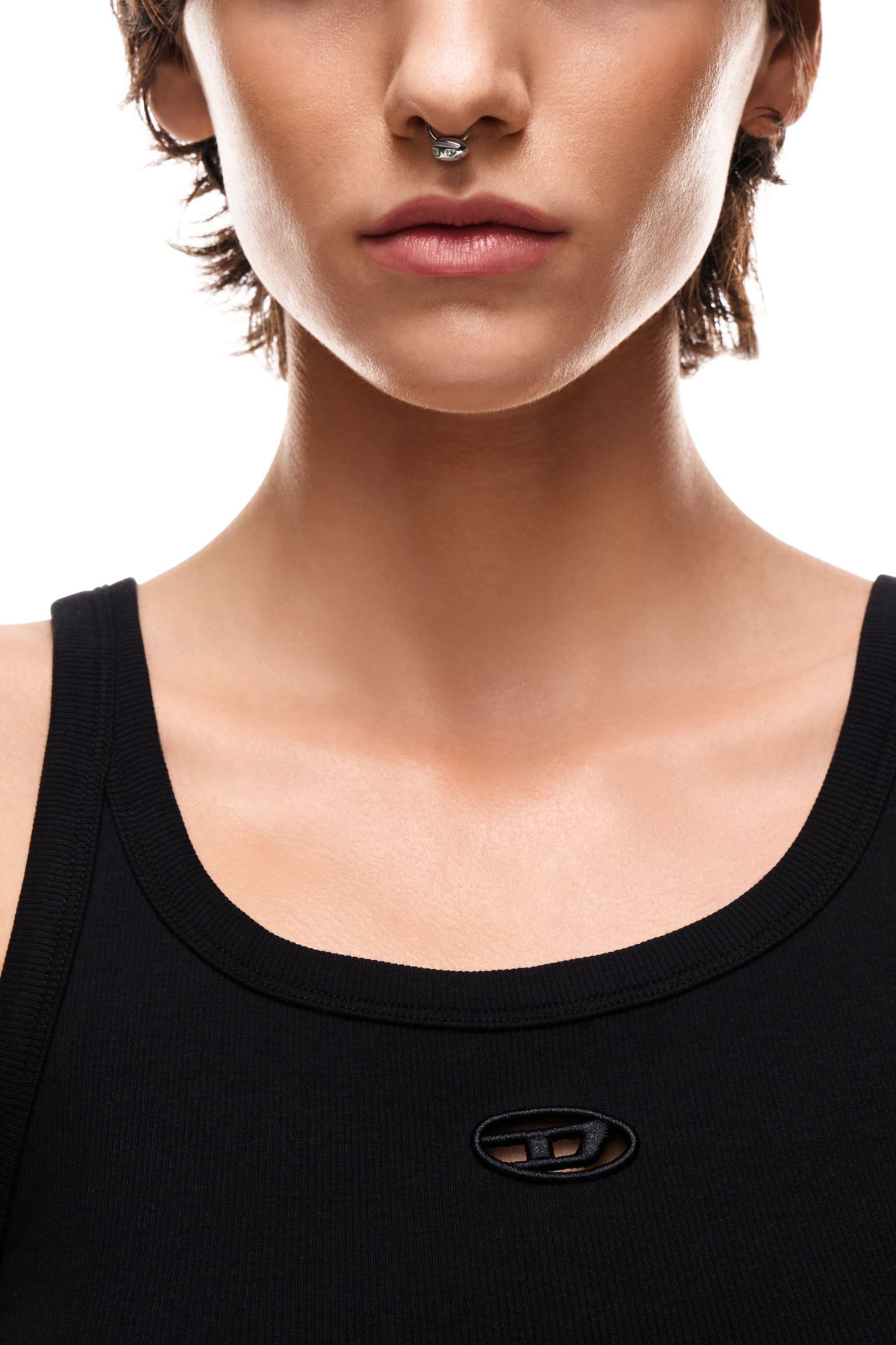 Diesel - DX1701040 JEWELLERY, Unisex's Stainless steel septum body jewelry in シルバー - 4