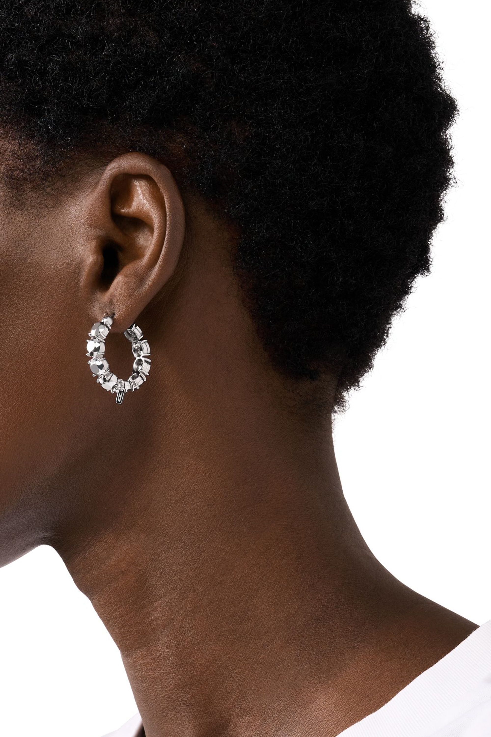 Diesel - DL1357040 STERLING SILVER JEWEL, Unisex's ピアス（片耳用） in シルバー - 4