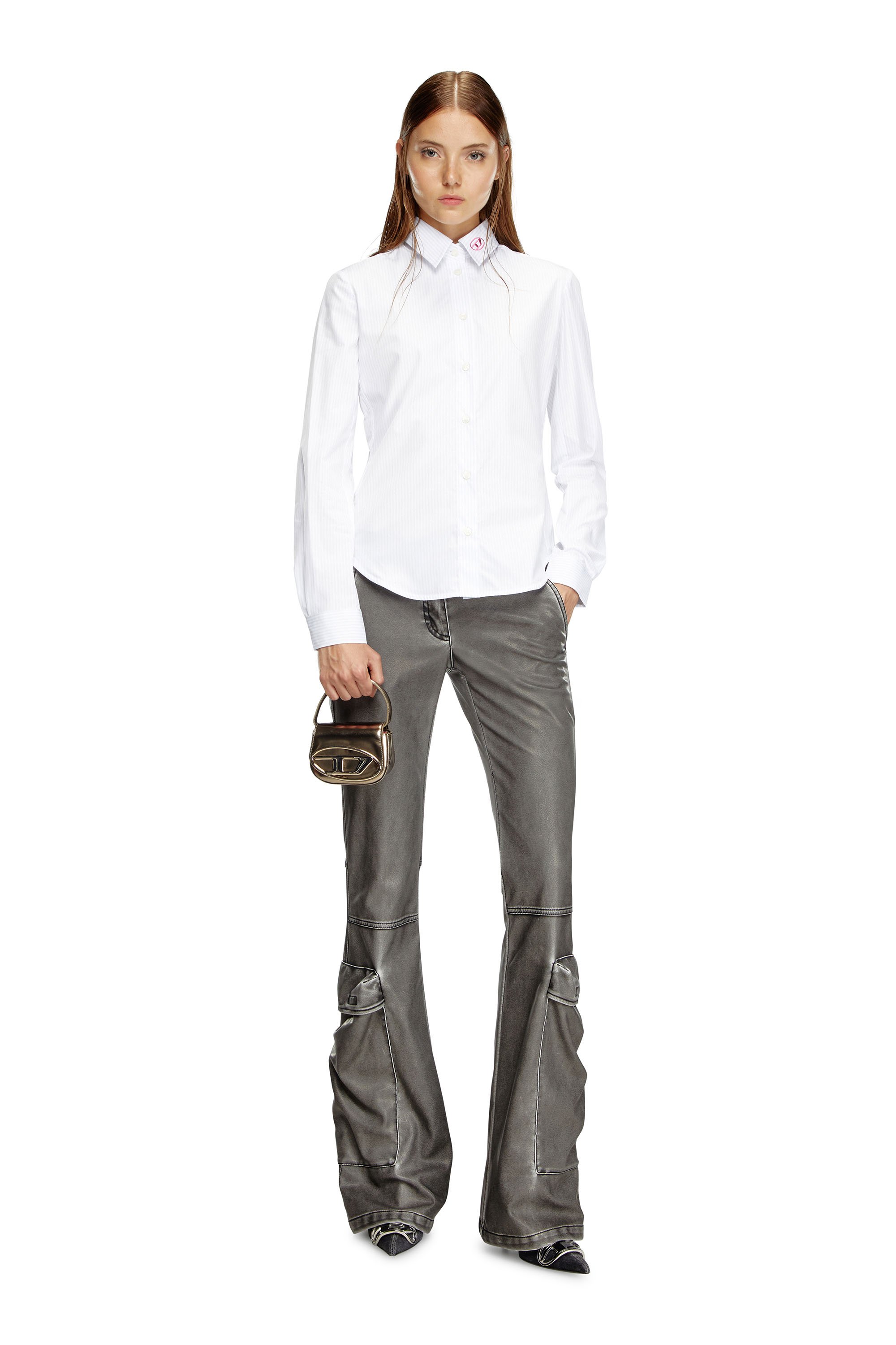 Diesel - 1DR-XS-S, Female's カウレザーショルダーバッグXS in ブロンズ - 6