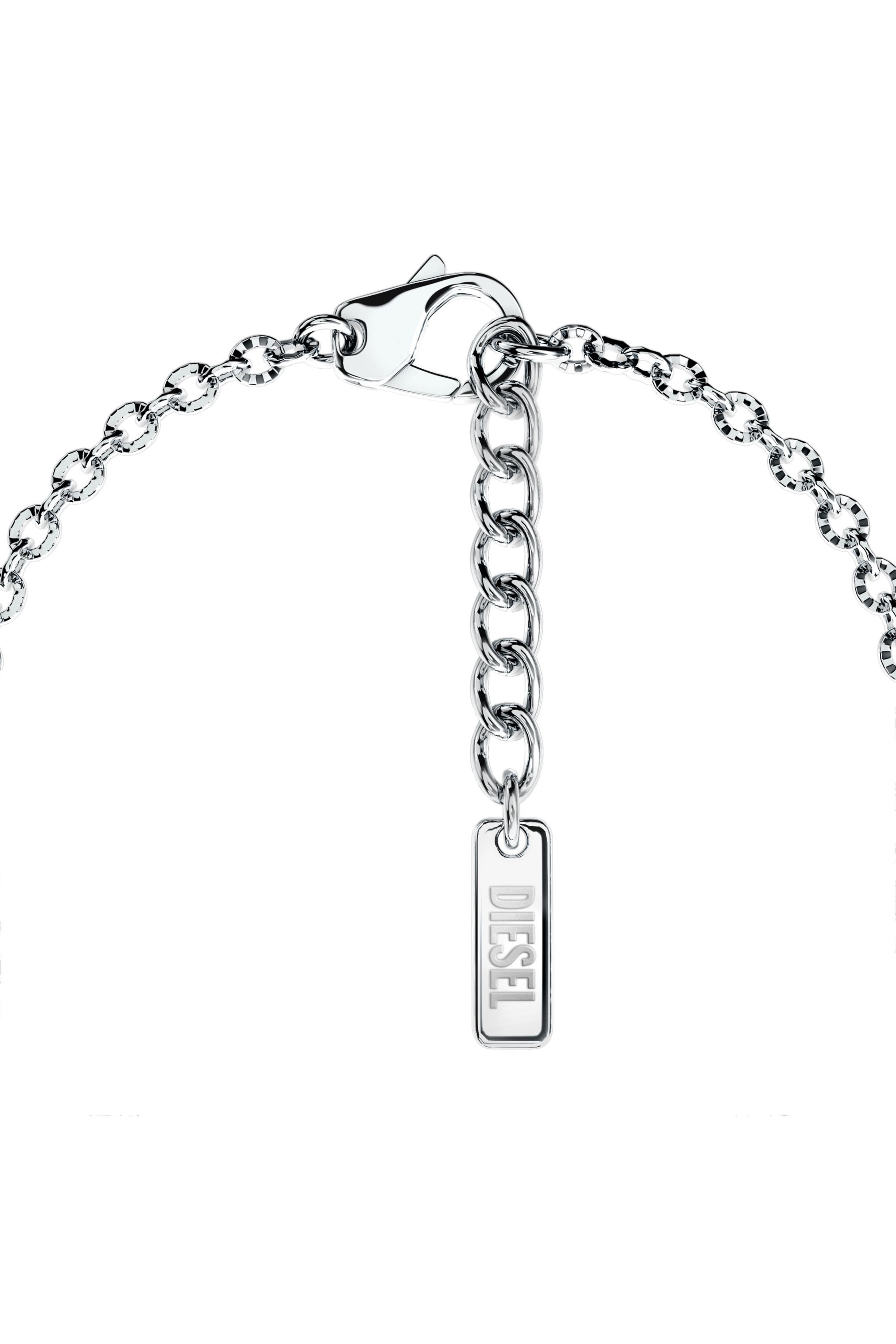 Diesel - DX1691040 JEWELLERY, Unisex's Stainless steel chain bracelet in シルバー/ブルー - 2