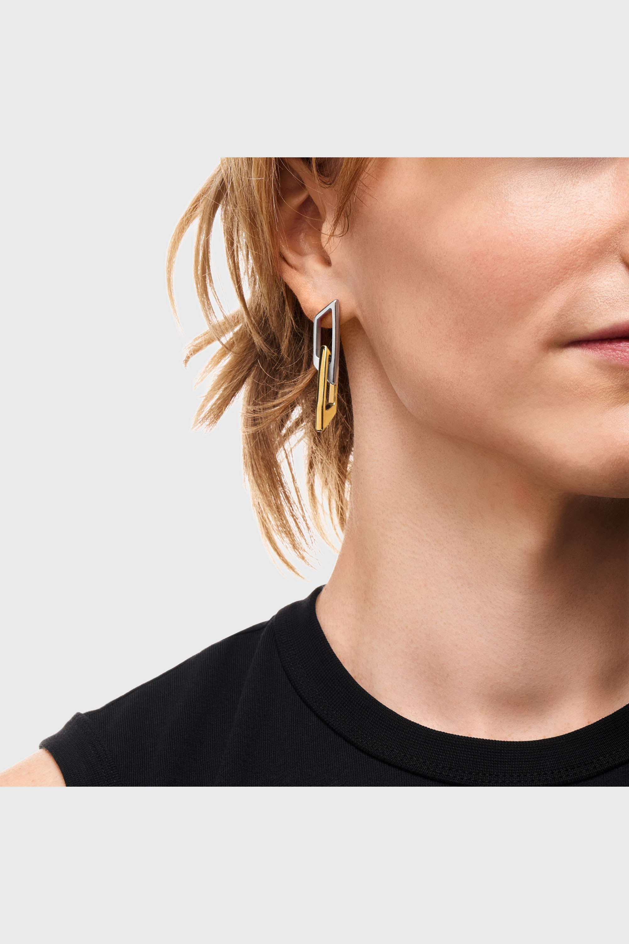 Diesel - DX1685931  JEWELLERY, Unisex's ピアス（片耳用） in シルバー/ゴールド - 4