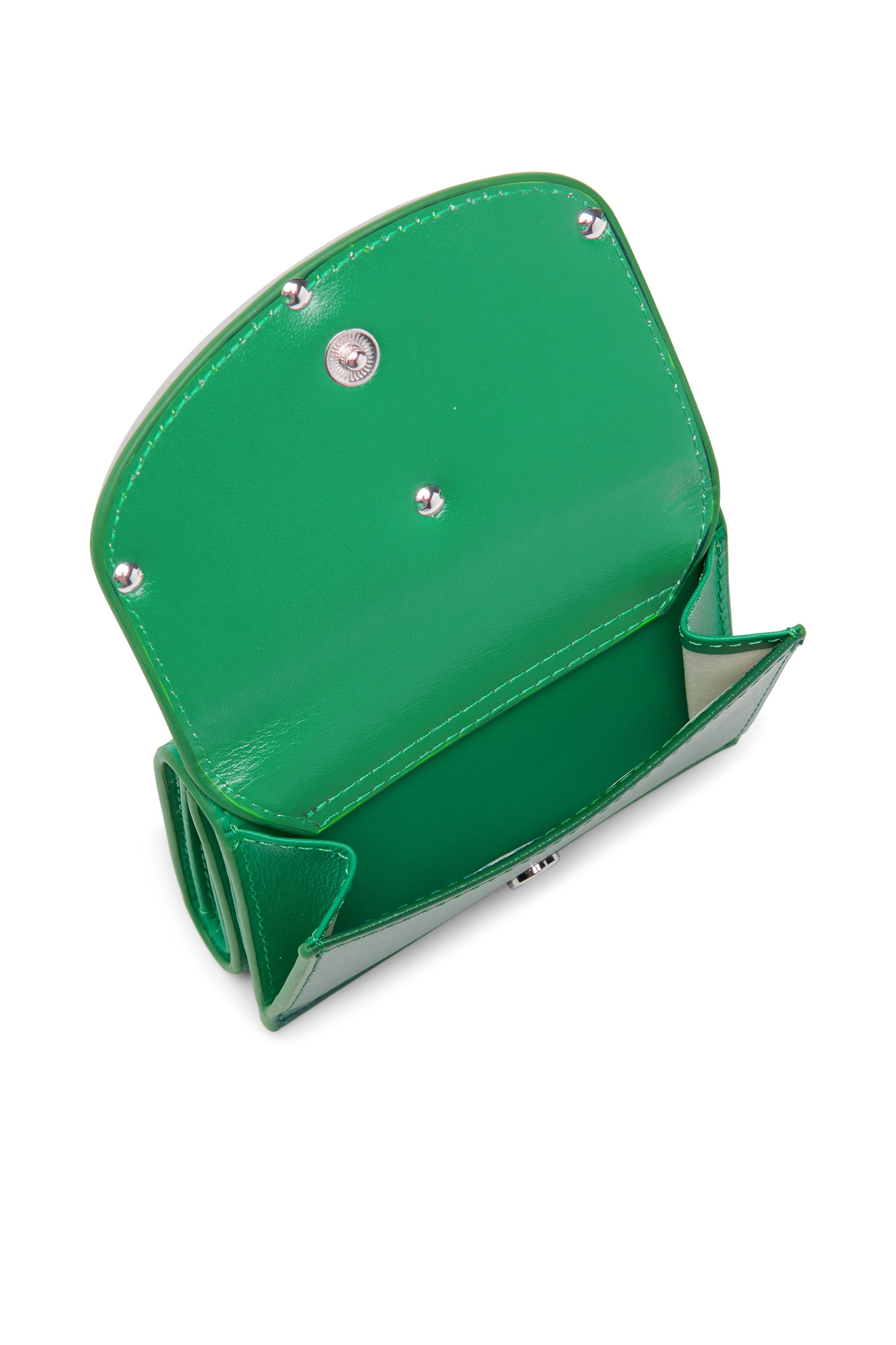 Diesel - 1DR TRI FOLD COIN XS II, Female's 三つ折りウォレット in グリーン - 4