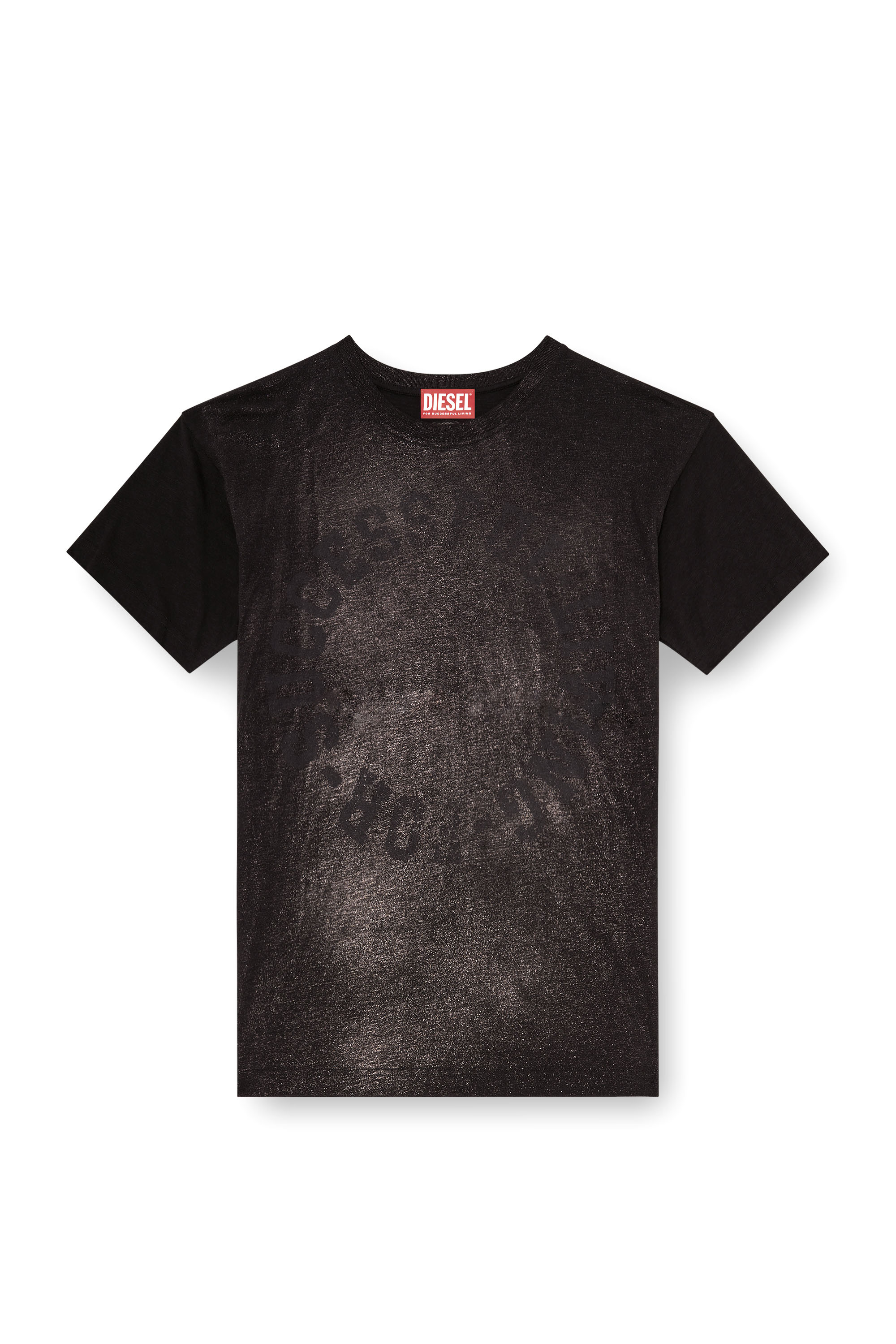 Diesel - T-NORM-AA2, Male's Tシャツ in ブラック - 3