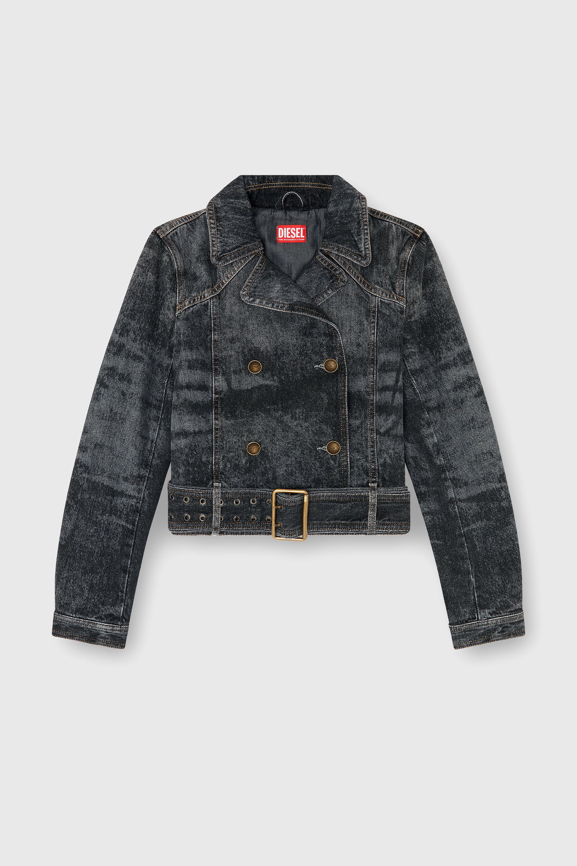 Diesel - DE-LEGEND-S, Female's デニムジャケット in ブラック - 2
