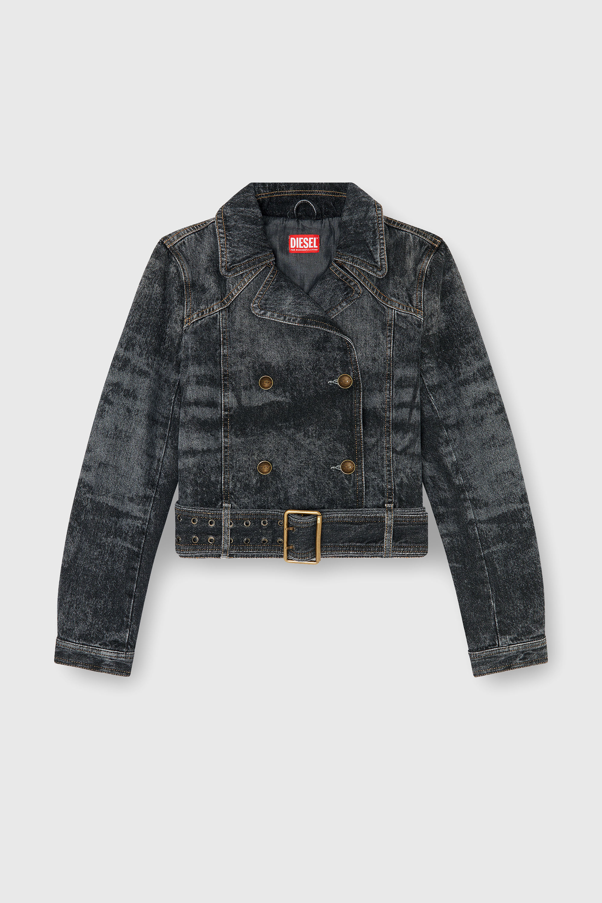 Diesel - DE-LEGEND-S, Female's デニムジャケット in ブラック - 2