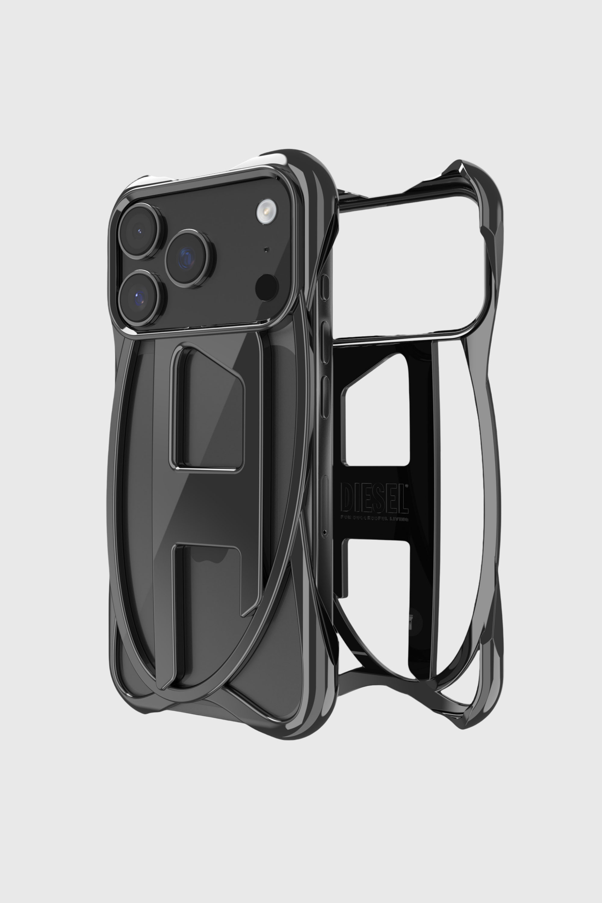 60448 D FRAME CASE IPHONE 17 PRO｜ブラック｜ウィメンズ｜DIESEL
