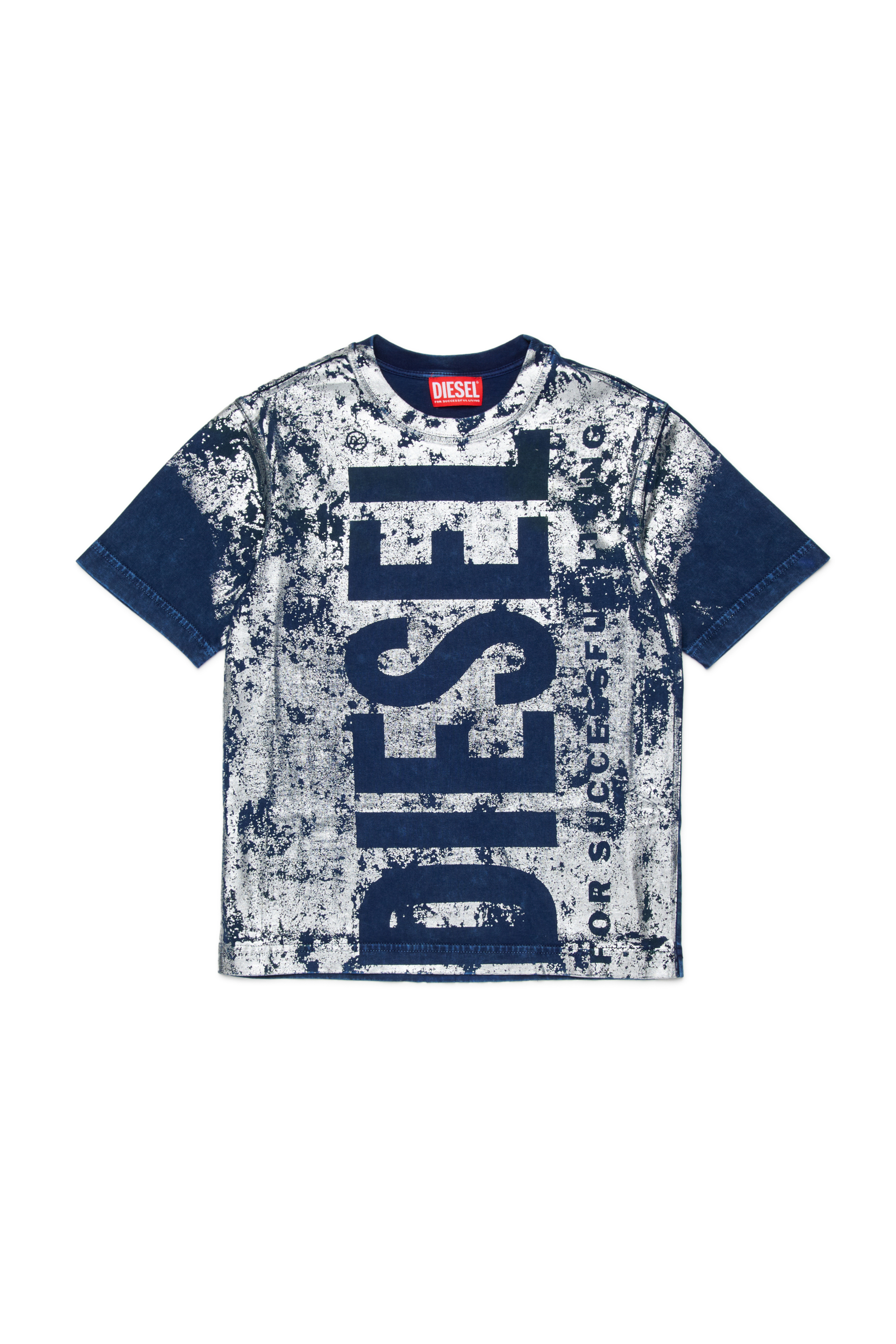 Diesel - TABOXTAR2 OVER, Male's Tシャツ in ブルー - 1