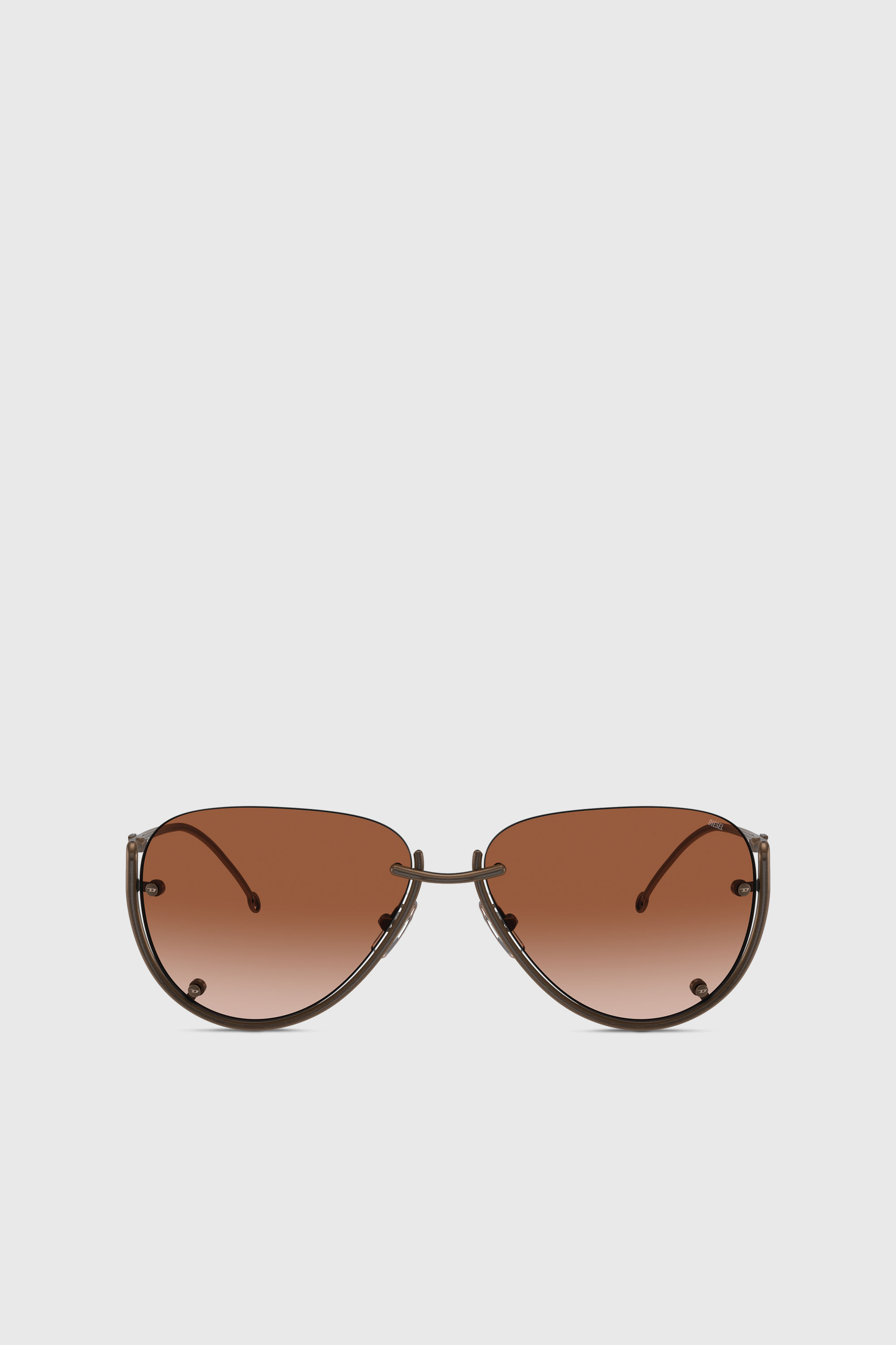 Diesel - 0DL1003, Unisex's サングラス in ブロンズ - 1