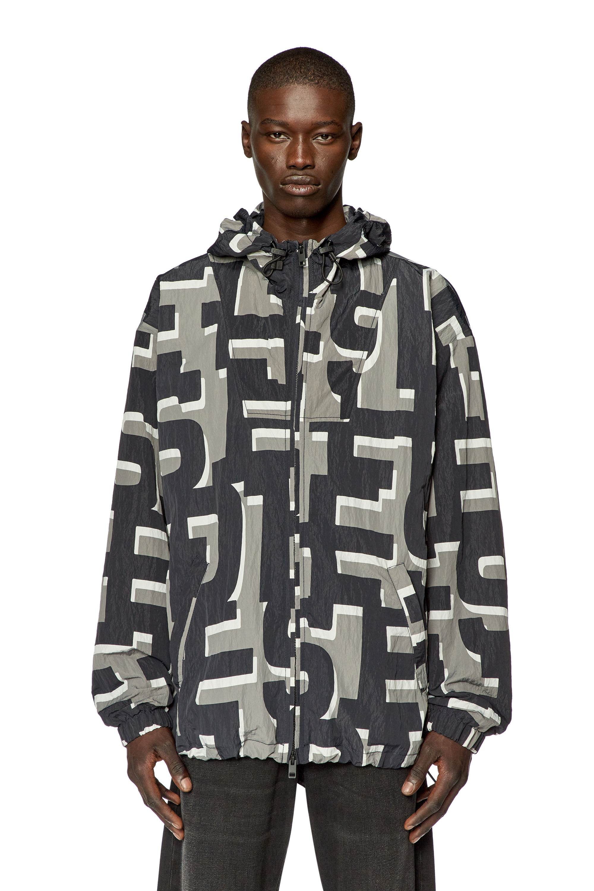 Diesel - J-JASS-MON-PRINT, グレー/ブラック - Image 3