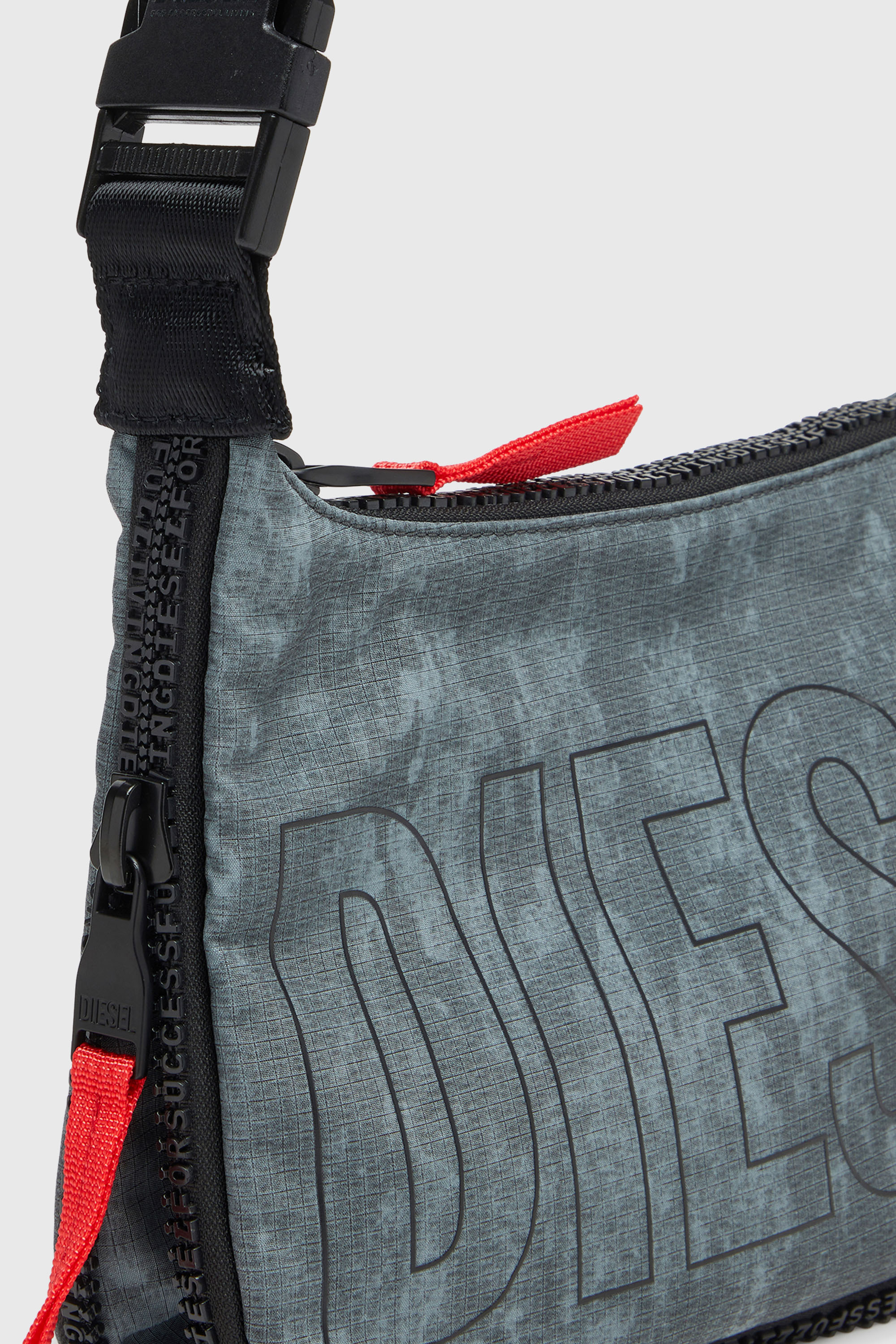 Diesel - ZIP-D CROSSBODY BAG X, Unisex's クロスボディバッグ in グレー - 6