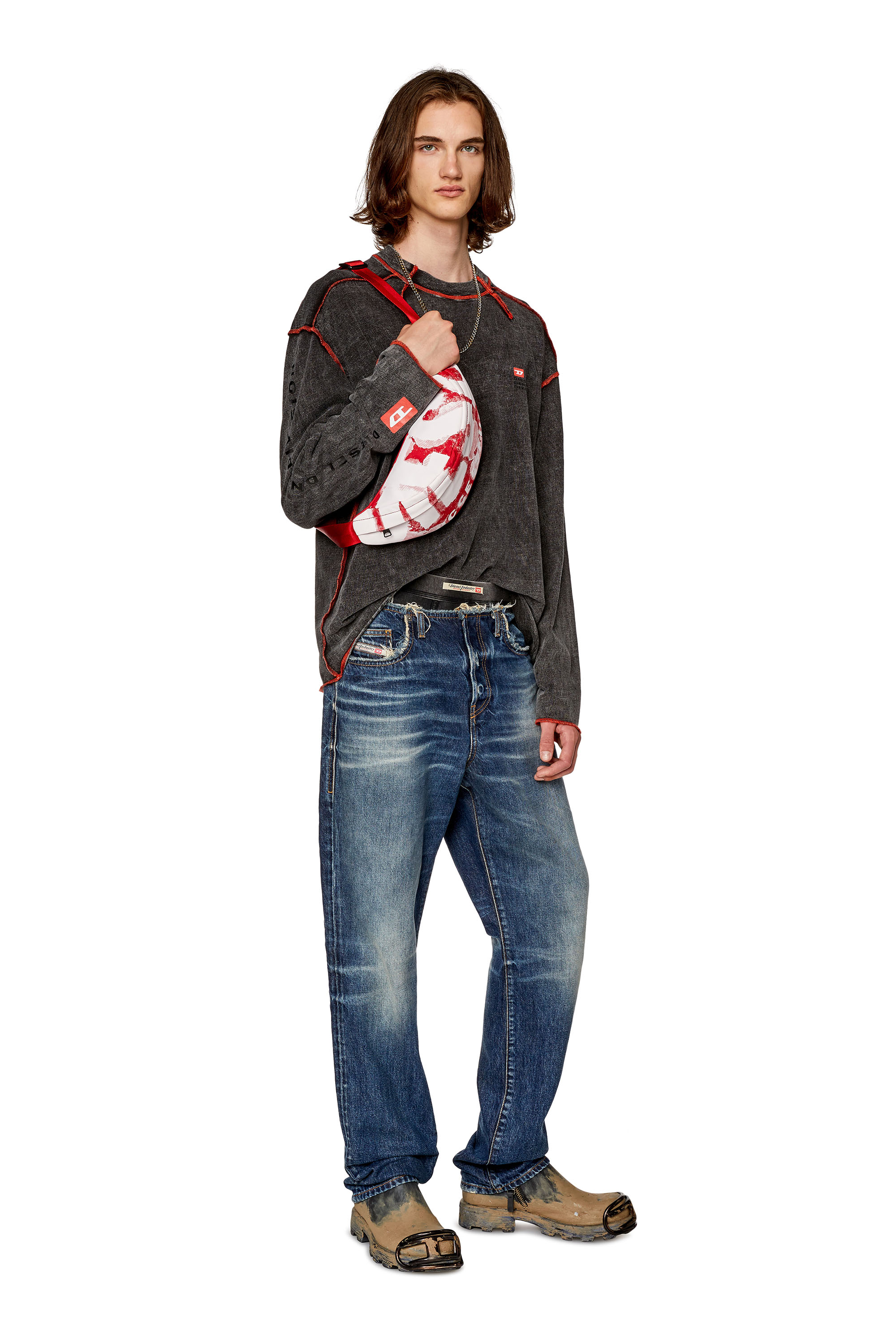 Diesel - RAVE BELTBAG X, レッド - Image 6