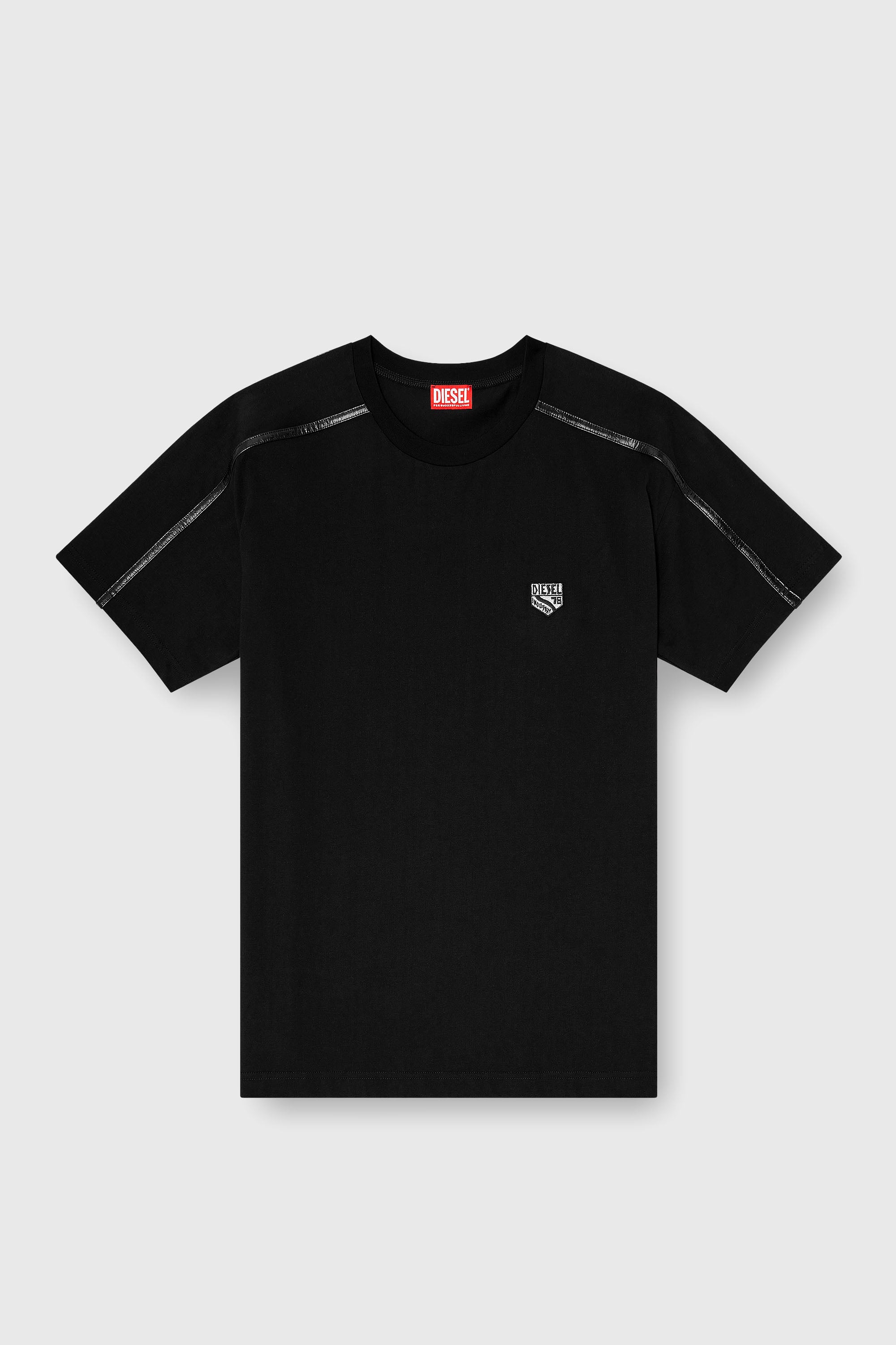 Diesel - T-NORM-FL, Male's Tシャツ in ブラック - 2