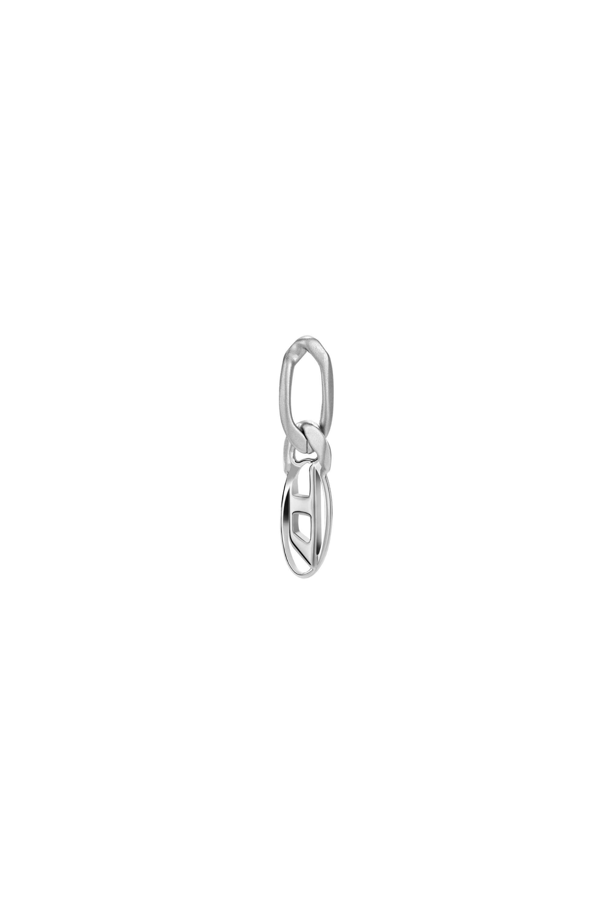 Diesel - DX1598040, Unisex's Stainless Steel and Brass Drop Earring in シルバー - 2
