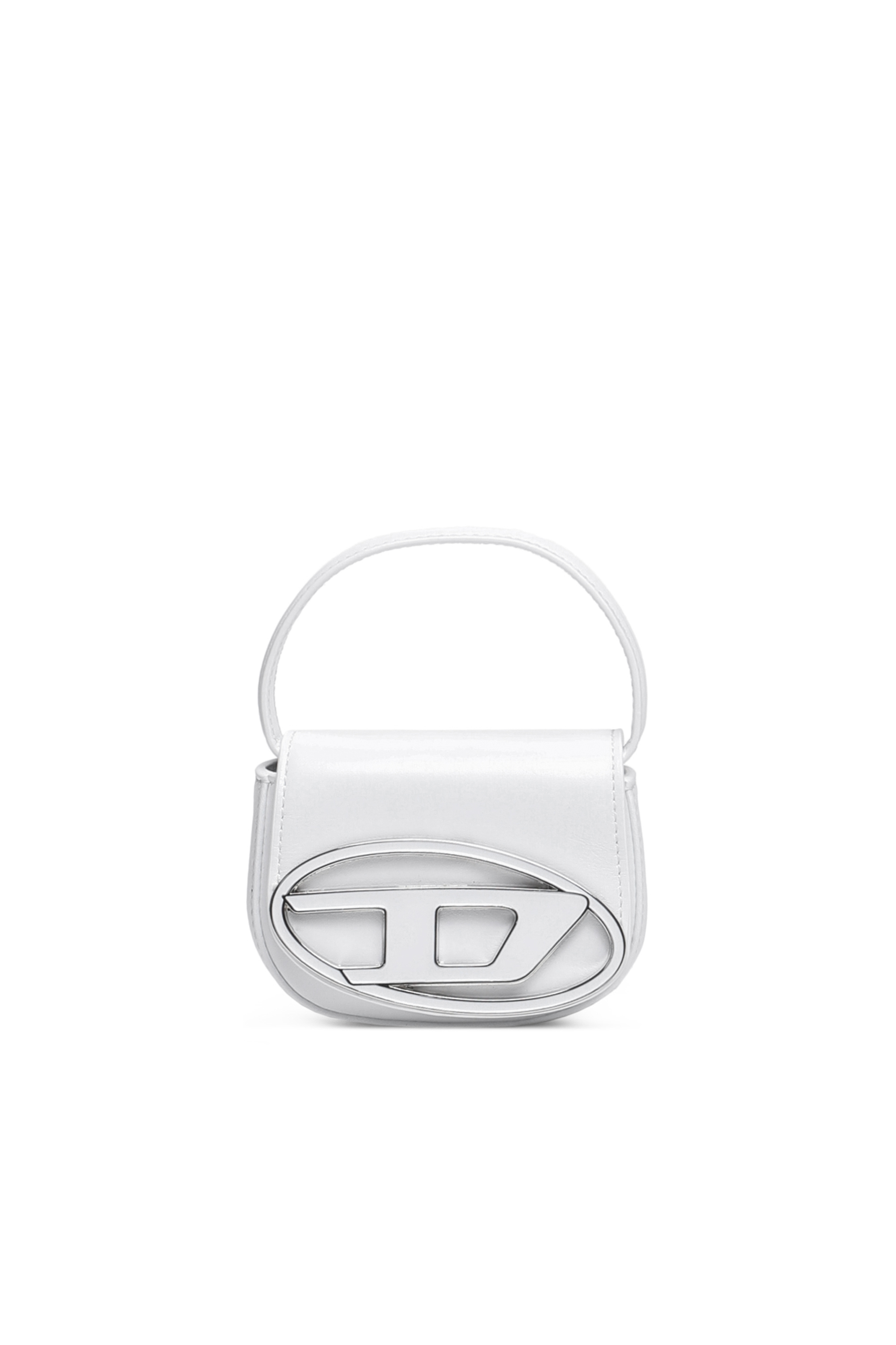 Diesel - 1DR XS, Female's カウレザーショルダーバッグXS in ホワイト - 1