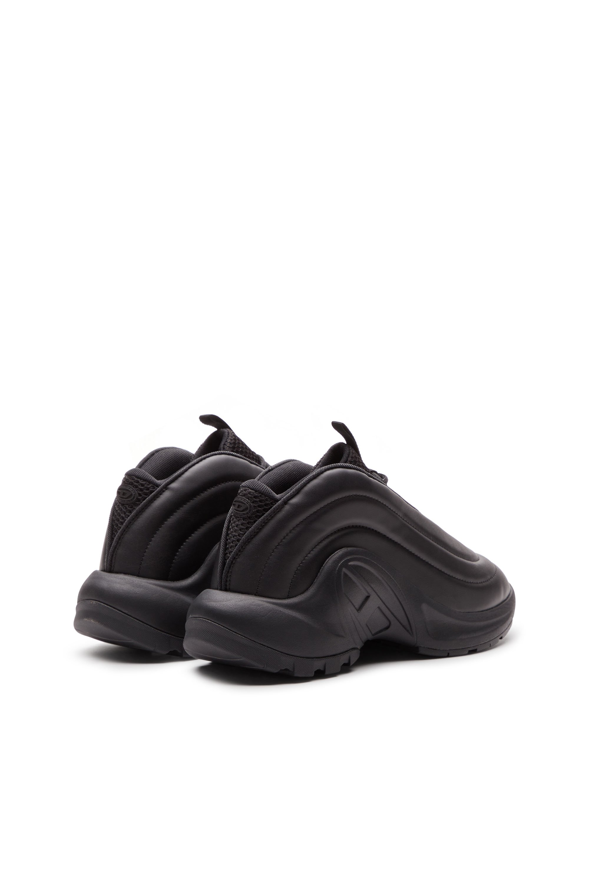 Diesel - S-D-RUNNER X, Unisex's S-D-Runner X-Slip-on sneakers with matte Oval D instep in ブラック - 3