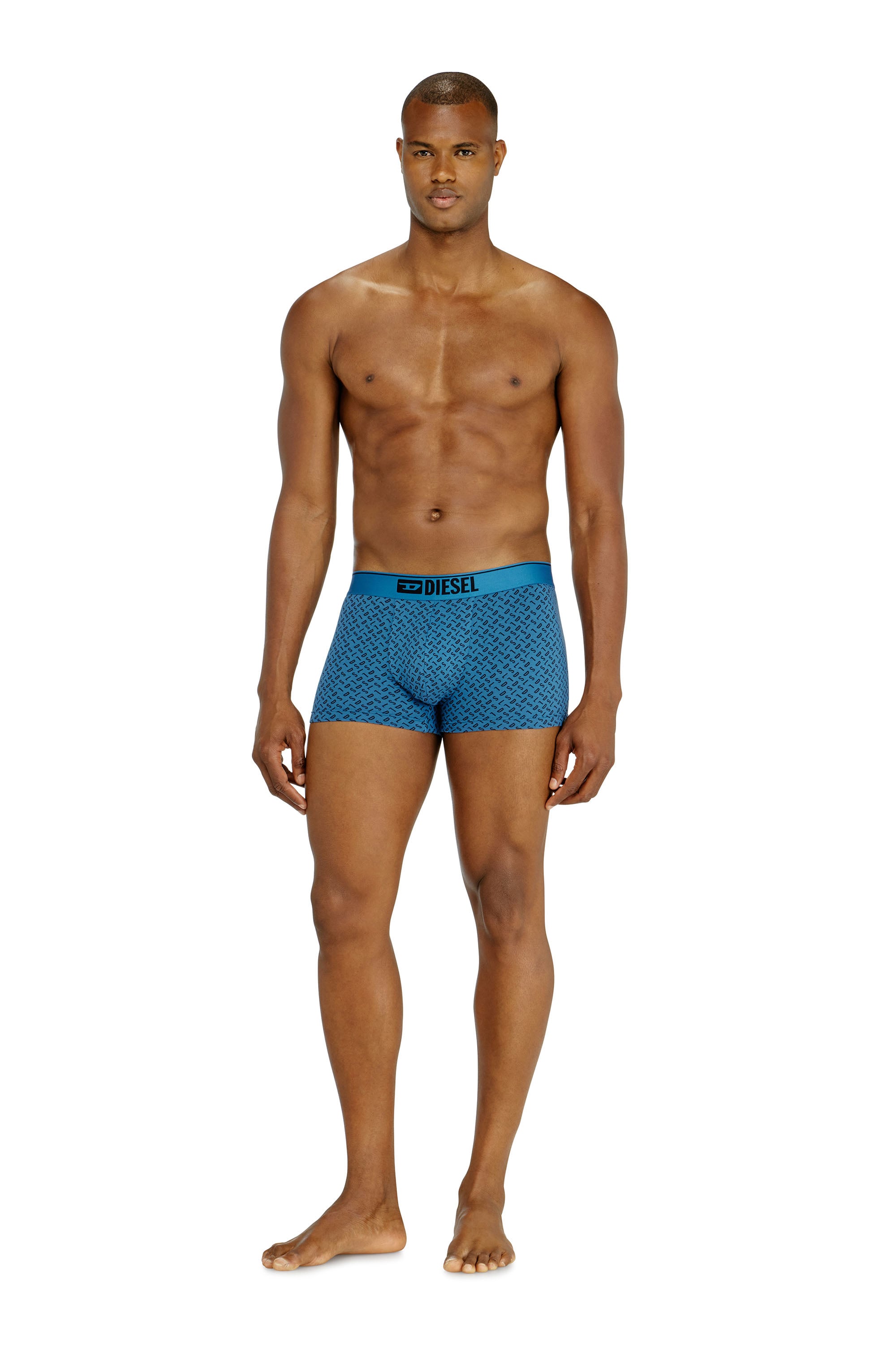 Diesel - DAMIEN-D-BOX-3PACK, Male's ボクサーパンツ 3枚パック in ブルー - 2