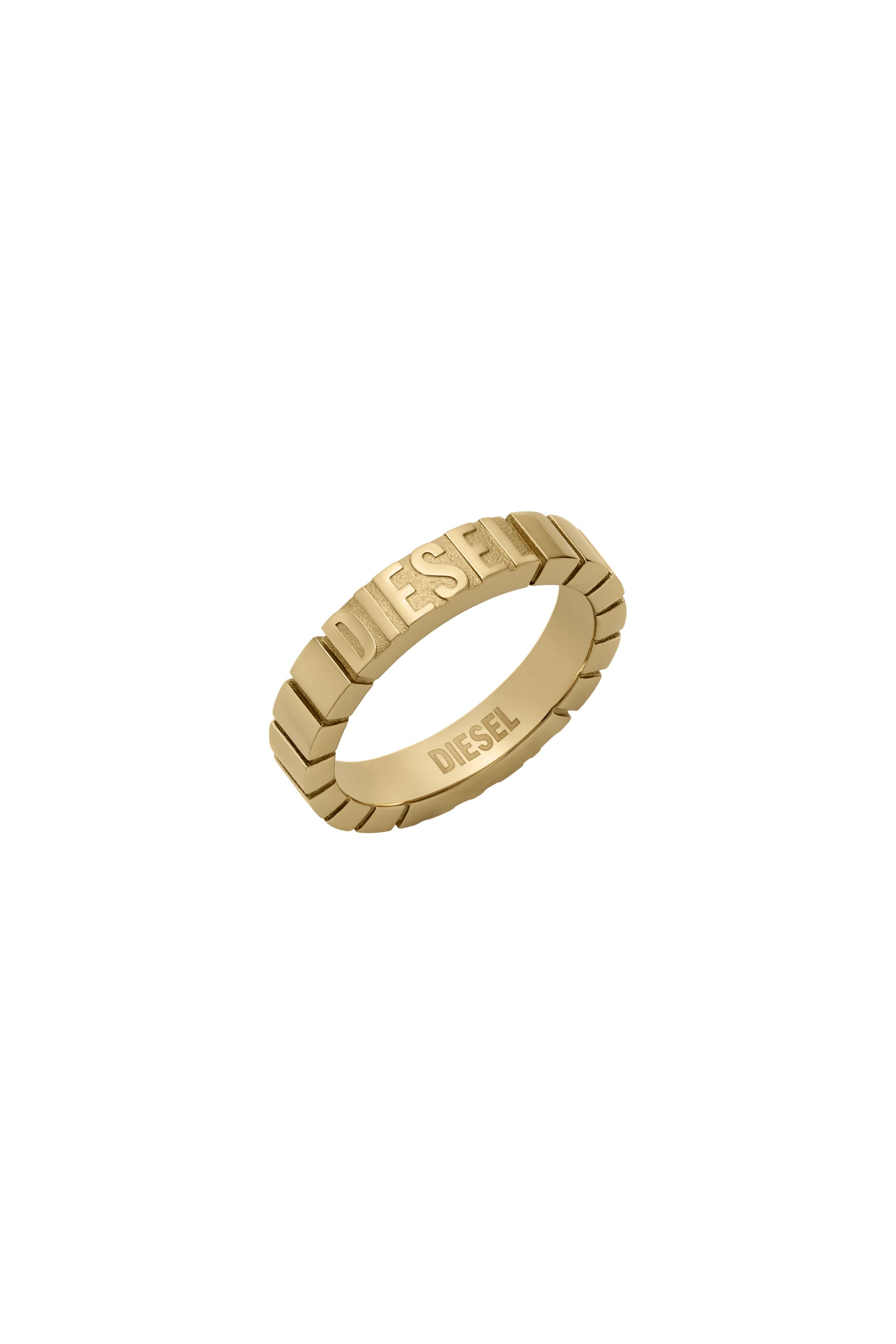 Diesel - DX1613710, Unisex's Stainless Steel Band Ring in ゴールド - 1