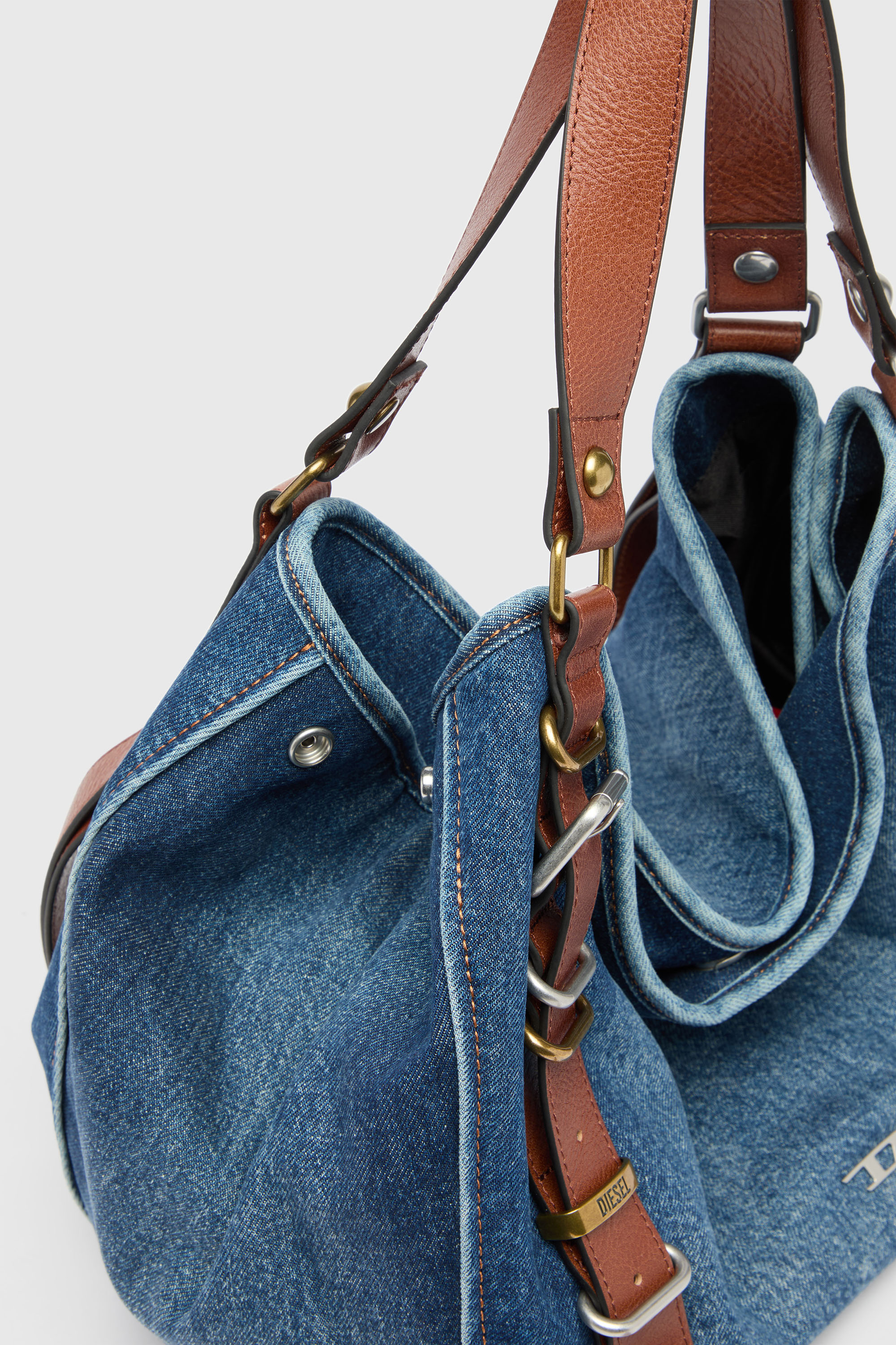 Diesel - D-ONE TOPHANDLE M, Female's トップハンドルバッグ in ブルー - 5