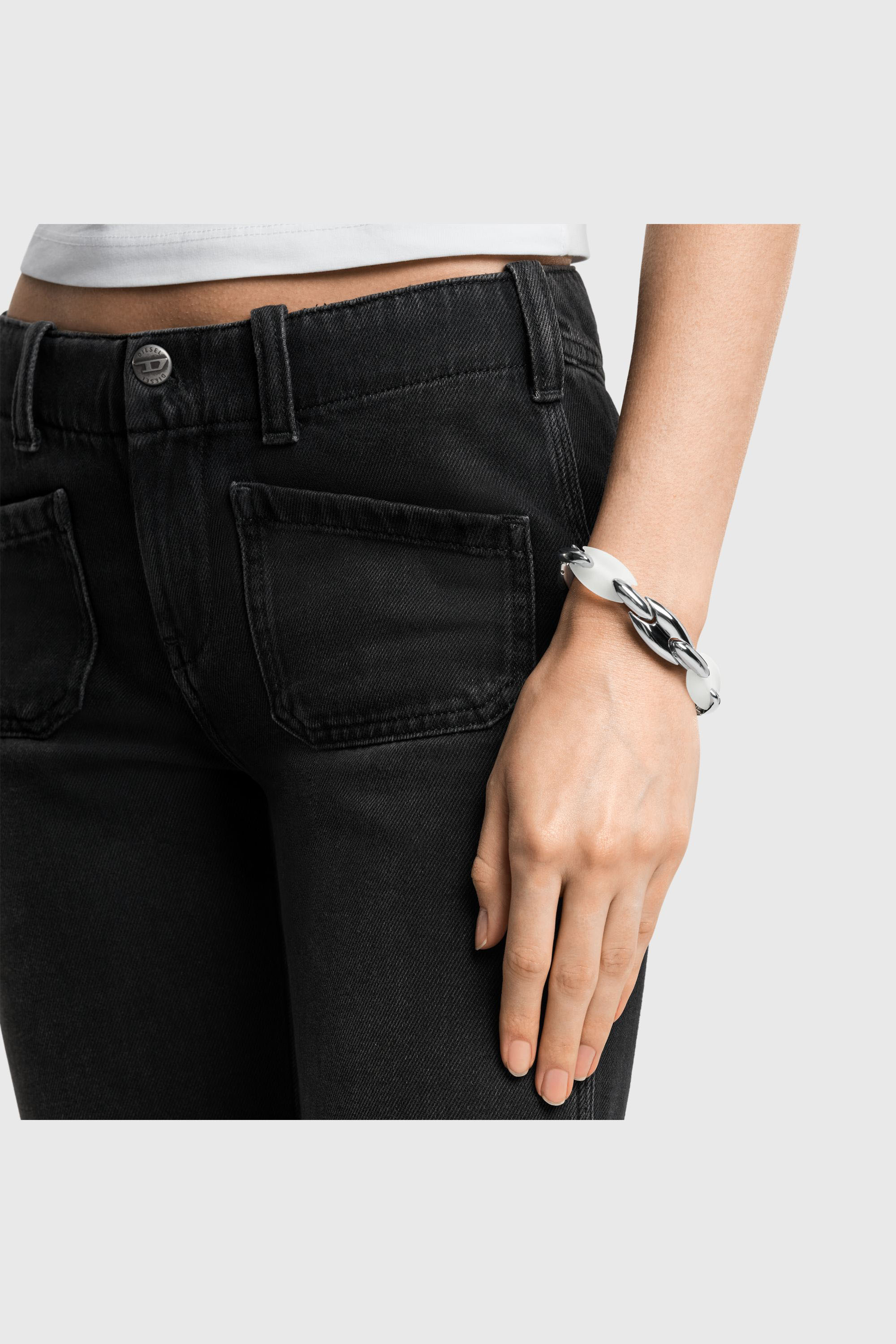 Diesel - DX1617040, Unisex's ブレスレット in シルバー - 3