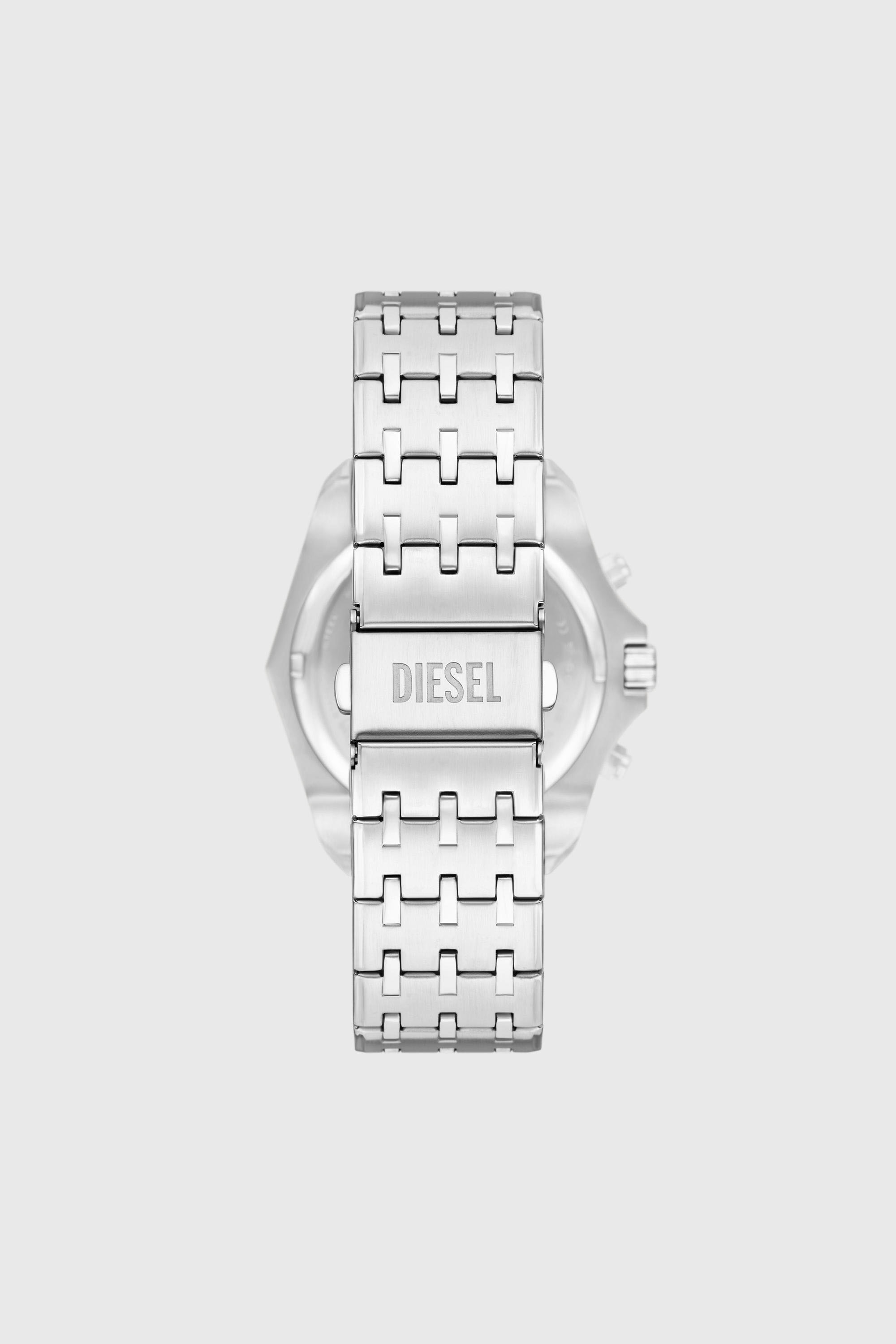 Diesel - DZ4734 WATCH, Male's Stinger pav&eacute; stainless steel watch in シルバー - 3