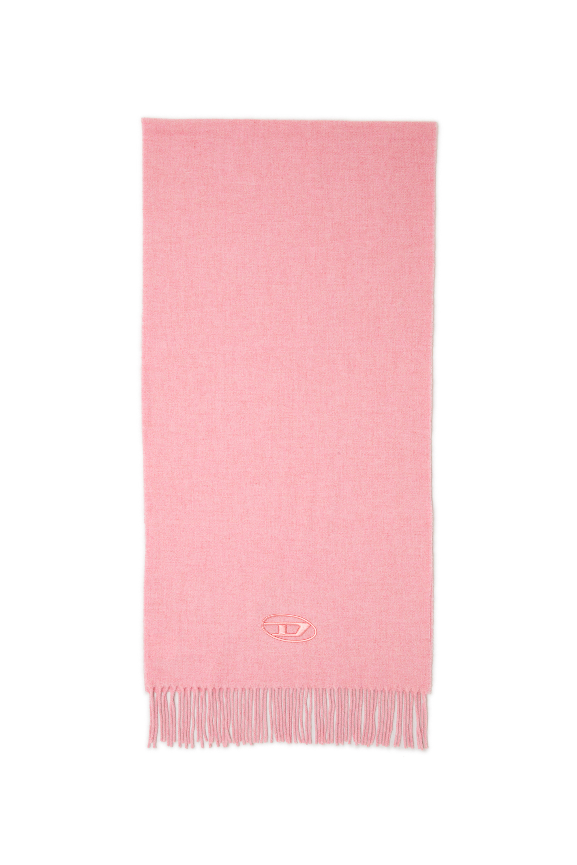 Diesel - S-IMON-D-LONG, Male's ストール in ピンク / ホワイト - 1