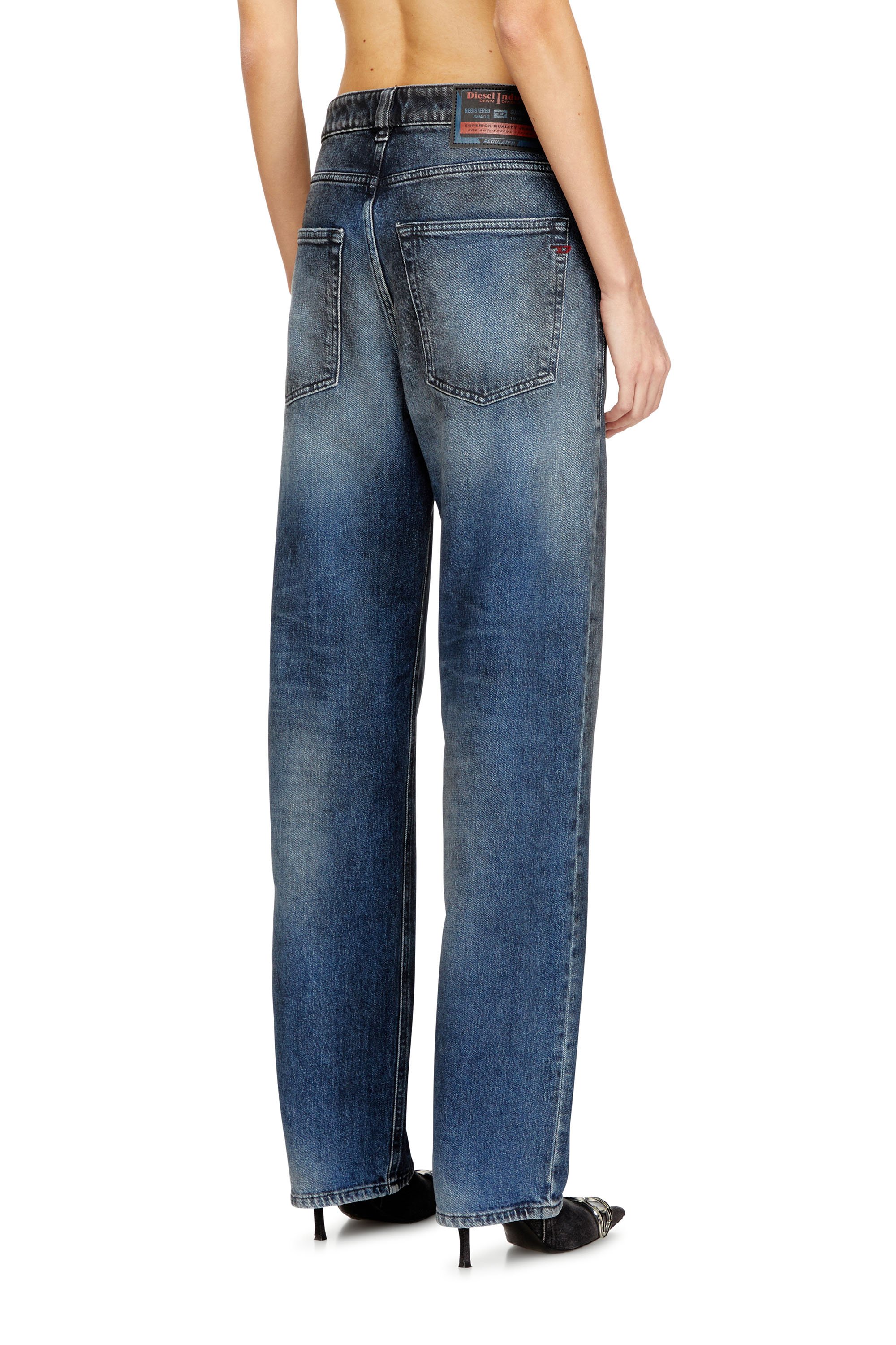 Diesel - Female's Regular Jeans 1988 D-Ark 09N53, ミディアムブルー - 4