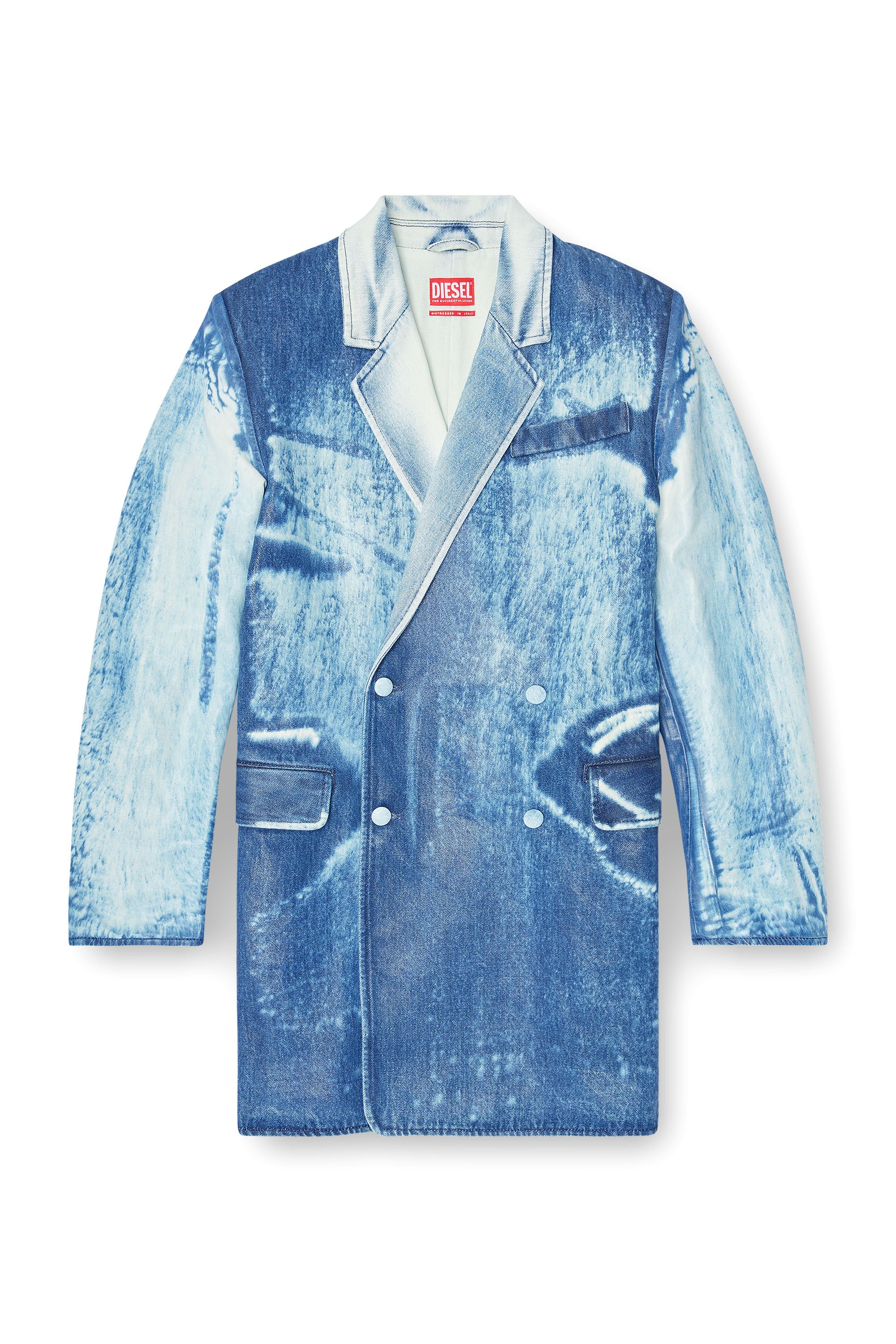 Diesel - DE-LUMEA-FSI1, Female's Blazer in X-Ray denim in ブルー - 3