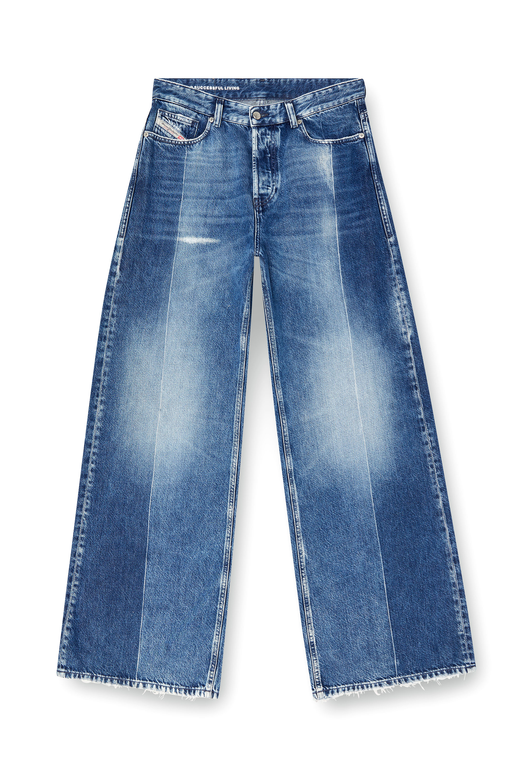 Diesel - Female's Relaxed Jeans 1996 D-Sire 09L48, ミディアムブルー - 2